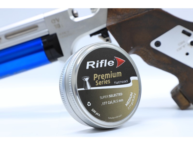 Rifle Premium Series, Flathead, SUPER SELECTED Medium, 7.71 gr / 0.50 g/ 500 Stück