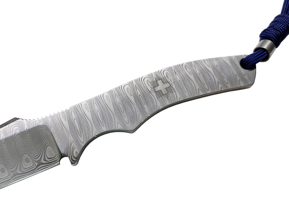Messer Klötzli Swiss Border Guard Knife Modell 23, Damast