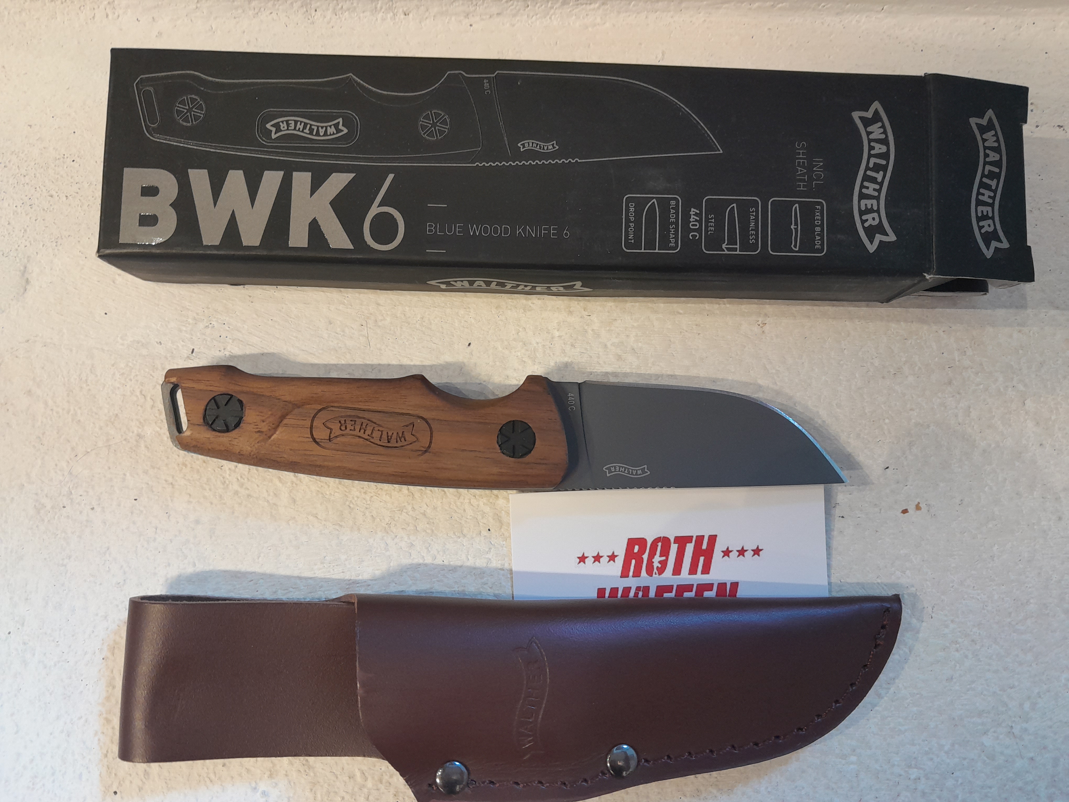 Messer Walther Blue Wood Knives (BWK) 6