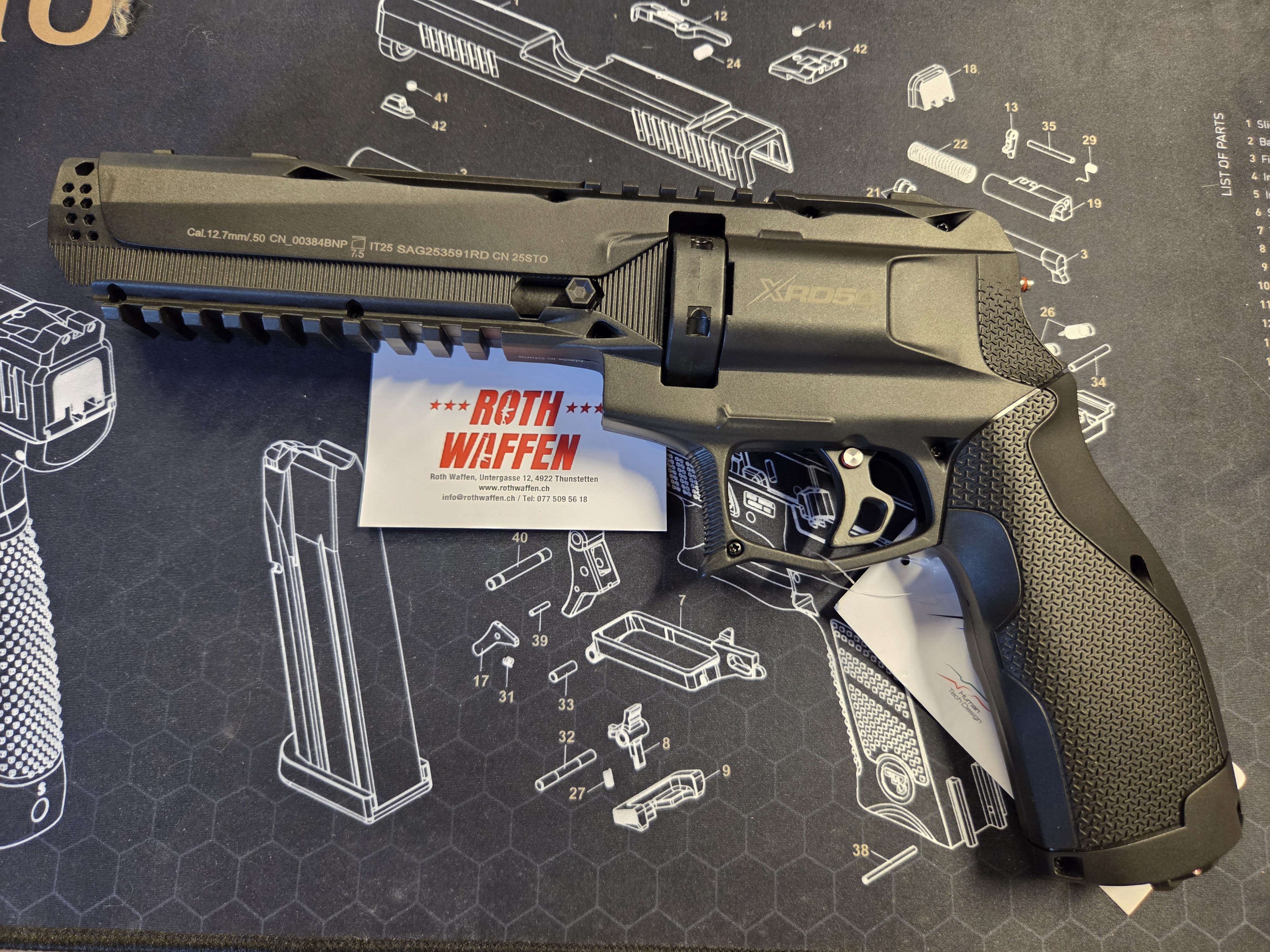 Set Stoeger Revolver XRD50 inkl SME WL Pistolen Lampe 