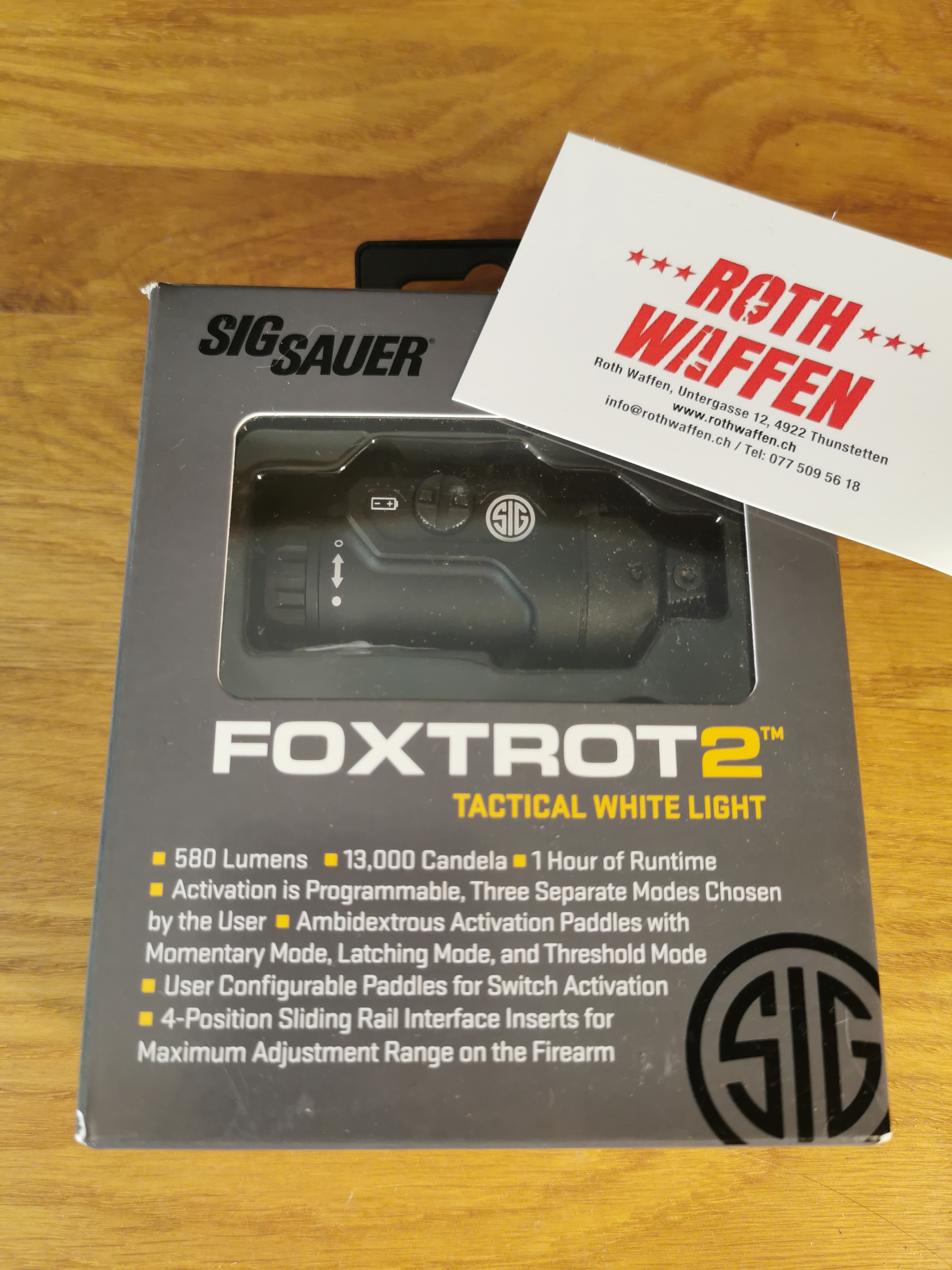 Sig Sauer Pistolenlampe FOXTROT2  White Light