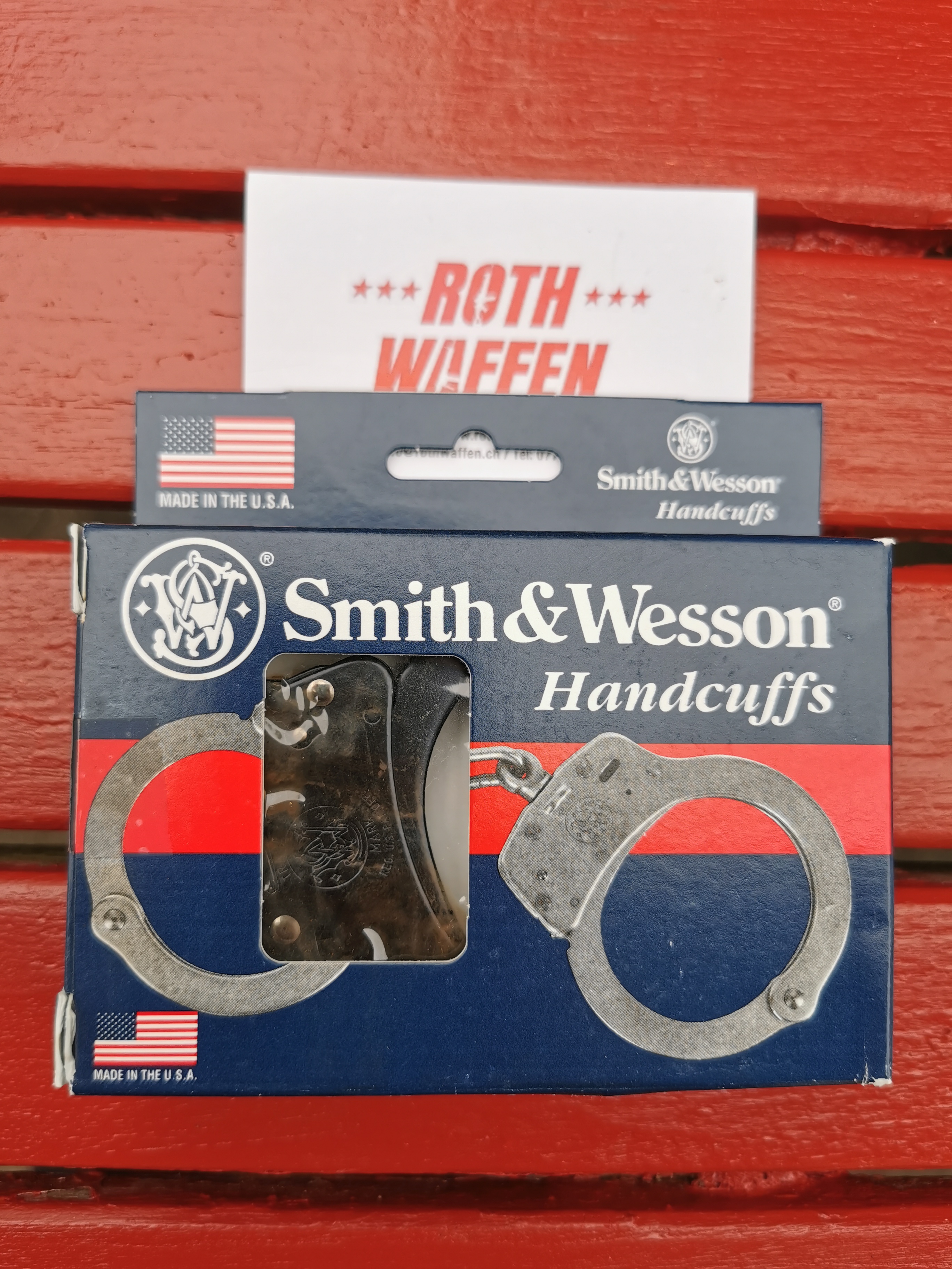 Handschellen S & W Mod. 100 blue