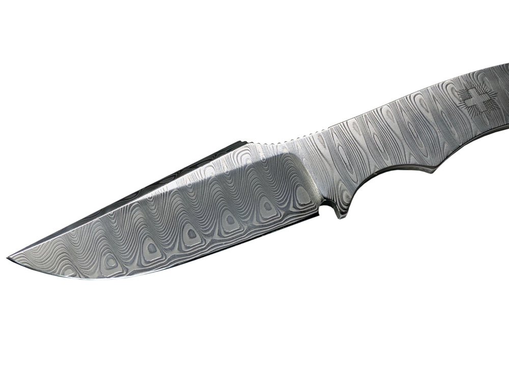 Messer Klötzli Swiss Border Guard Knife Modell 23, Damast