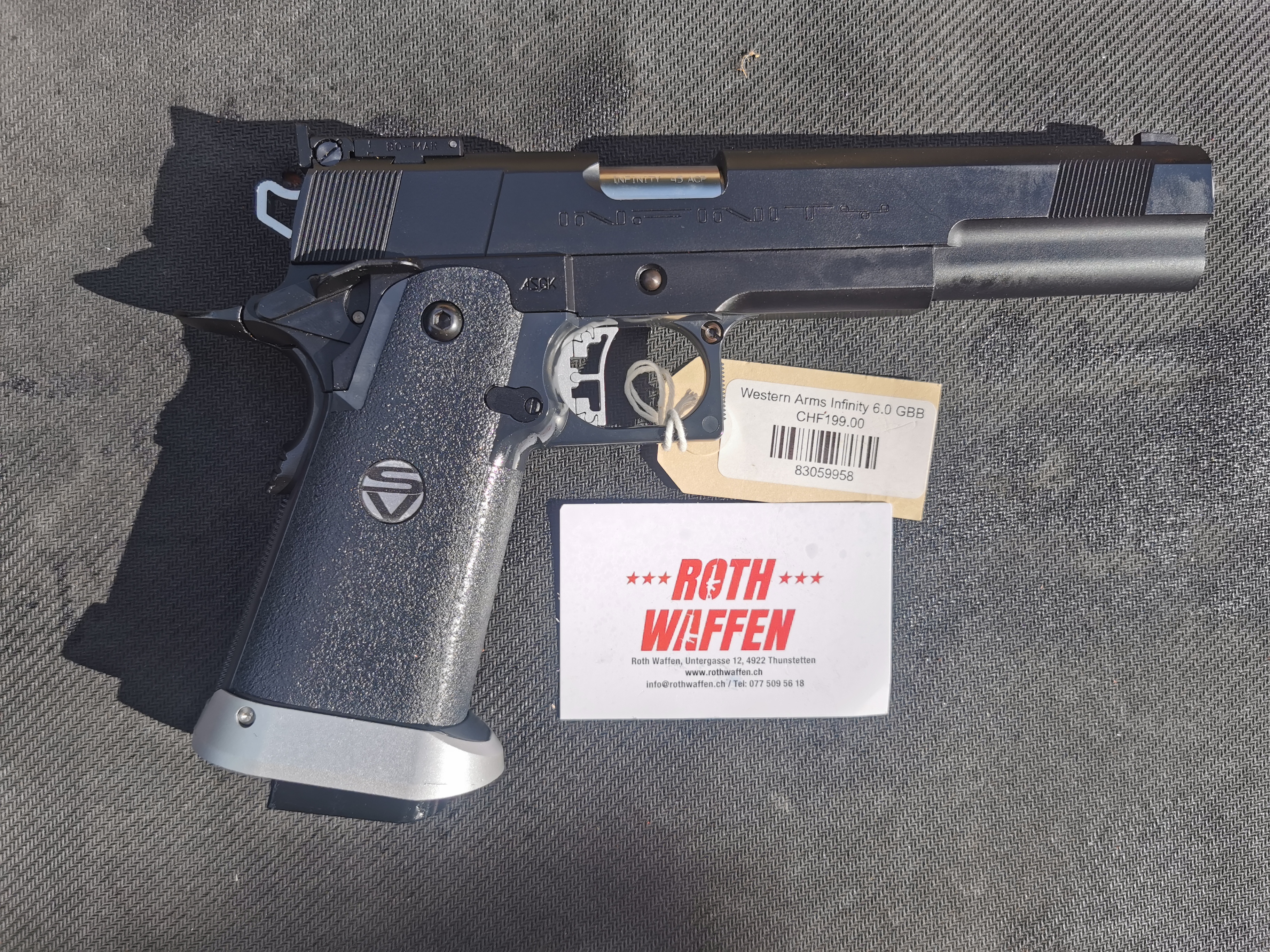 Airsoft Pistole Western Arms Infinity 6.0 GBB