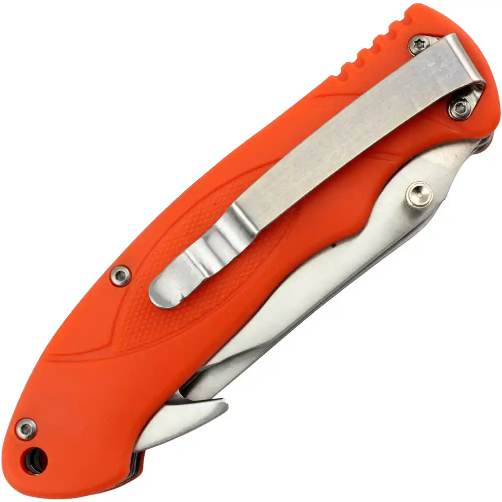 Wald und Forst Klappmesser + Säge Orange