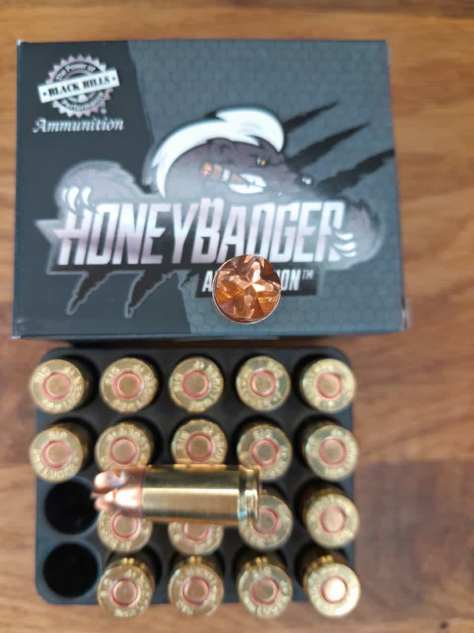 Black Hills HoneyBadger Kal. 9mm Para, 20 Schuss, 100 Grain