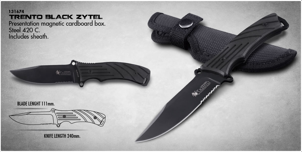 TRENTO COMMANDO BLACK ZYTEL