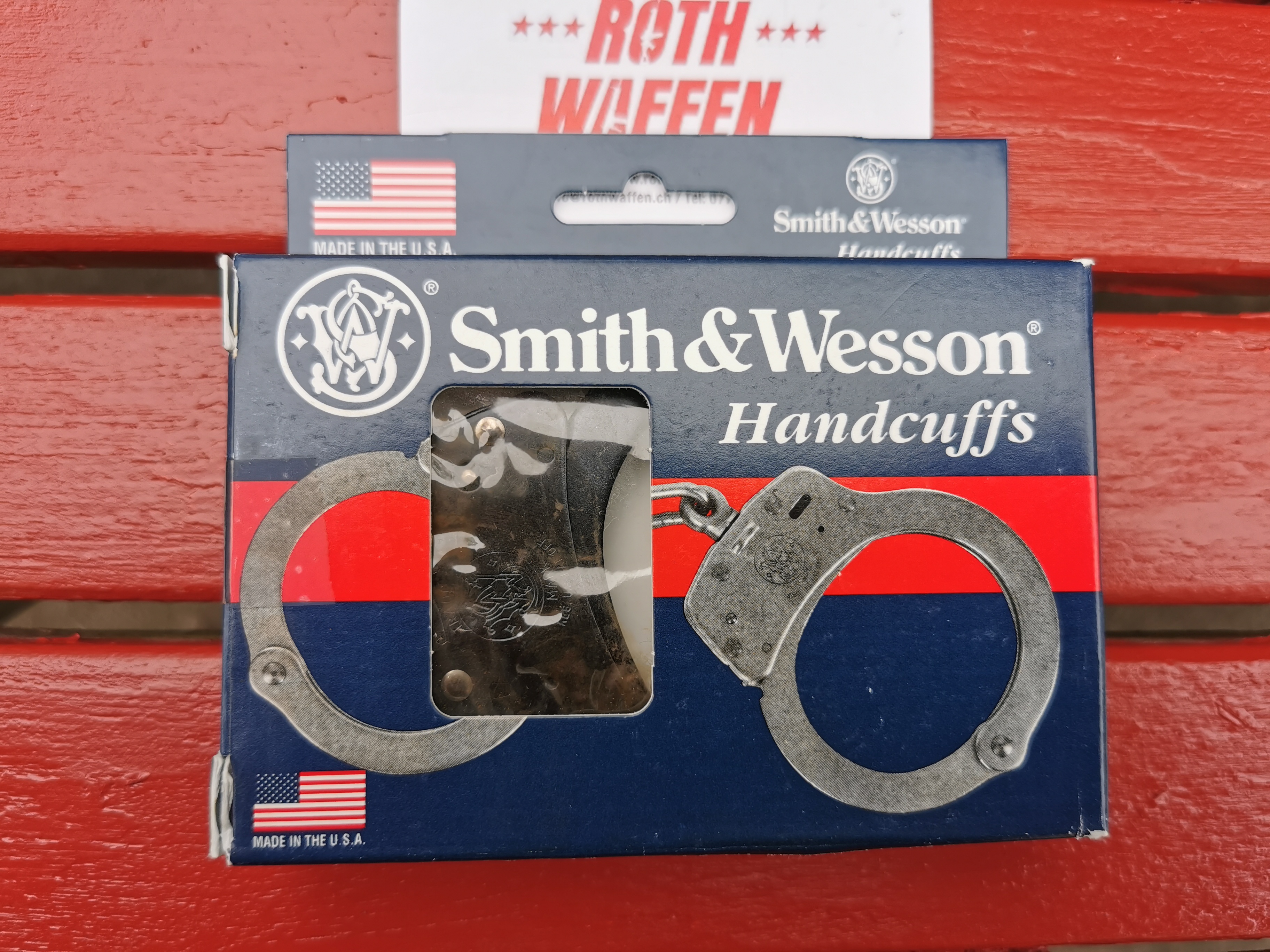 Handschellen S & W Mod. 100 blue