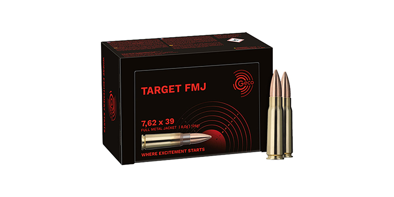Geco TARGET FMJ  Kal. 7,62 x 39, 50 Schuss