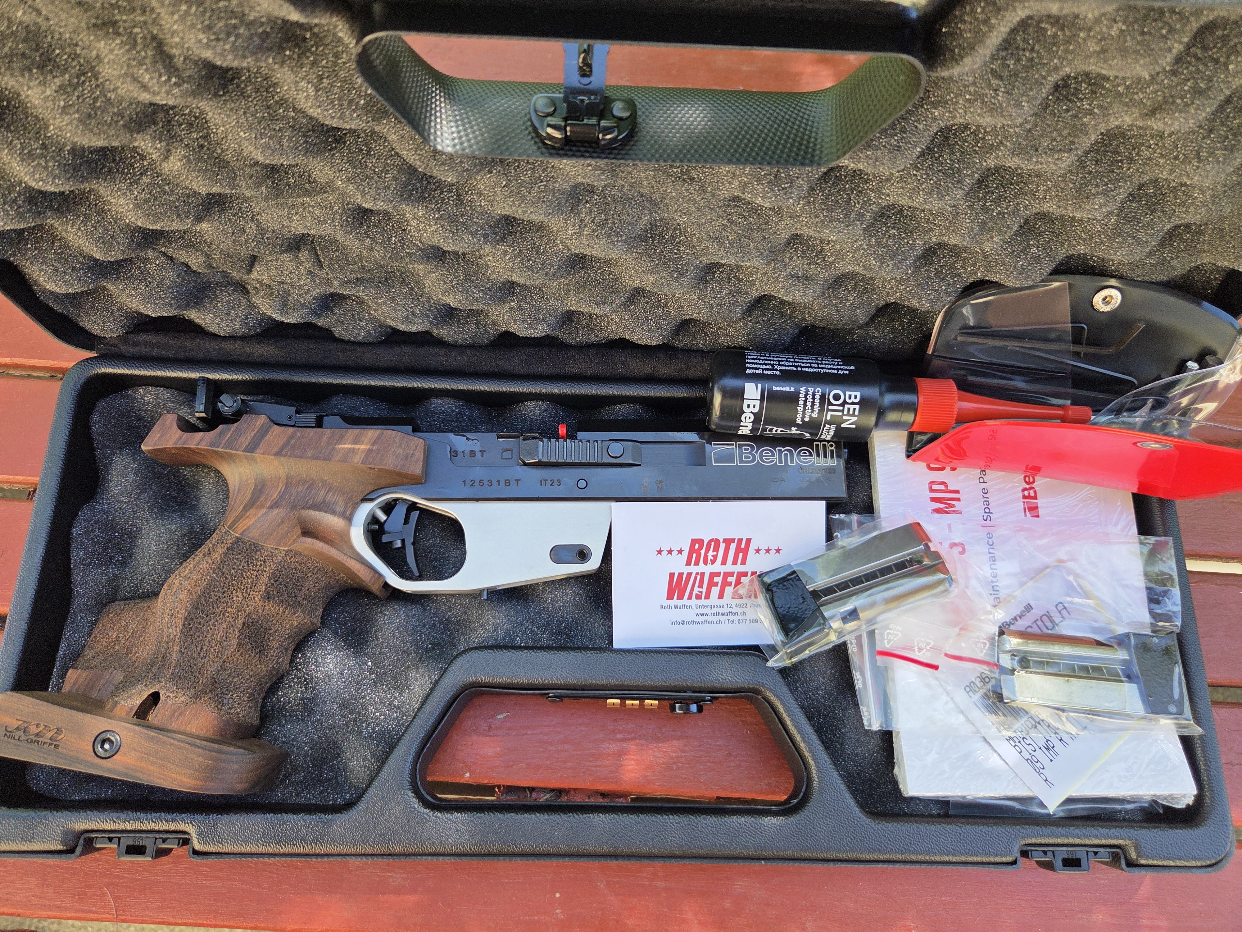 Benelli Pistole MP 90 S World Cup Kaliber .22LR