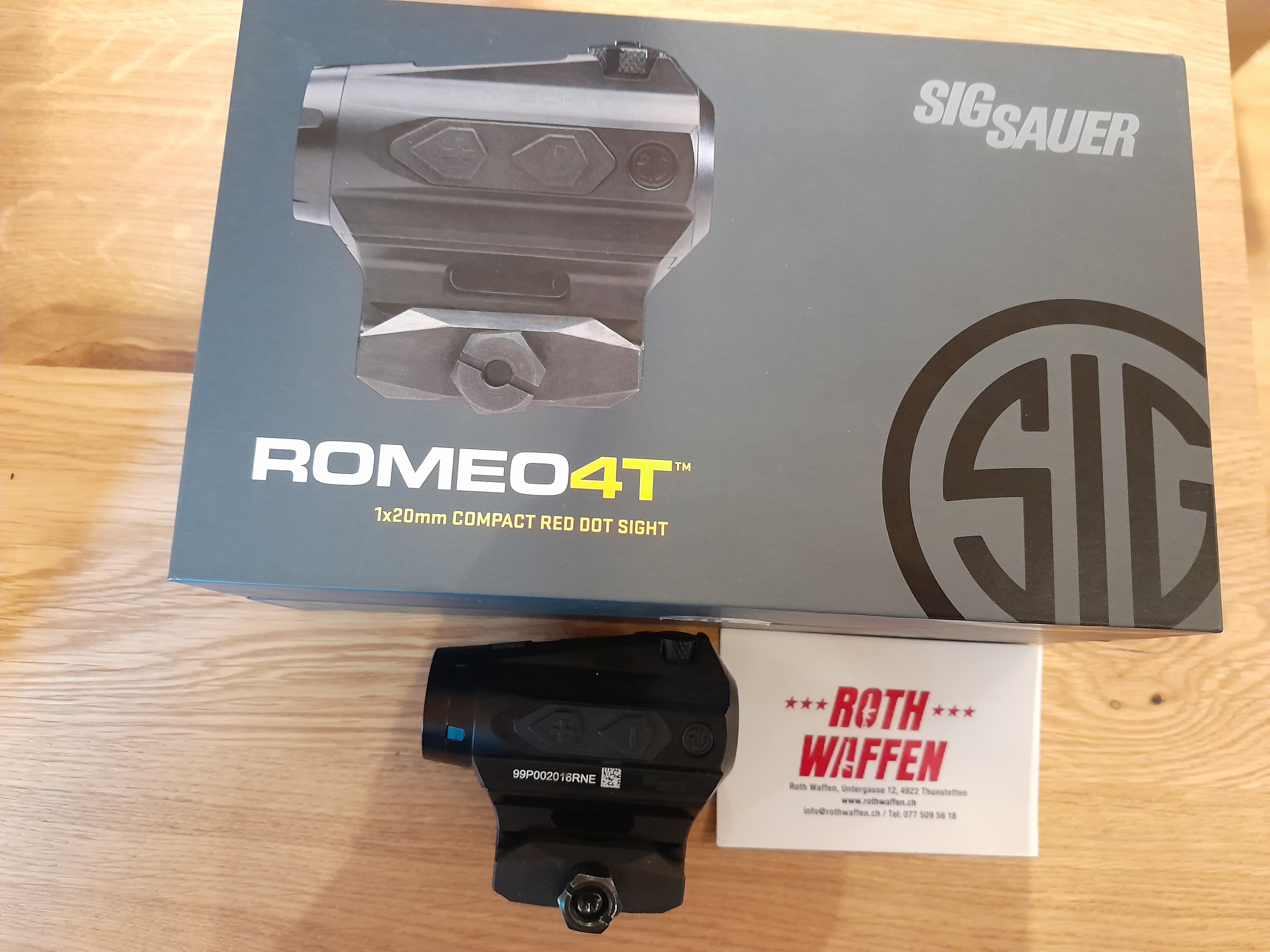 Red Dot & Reflex Sight, Sig Sauer, ROMEO4T 1x20 mm