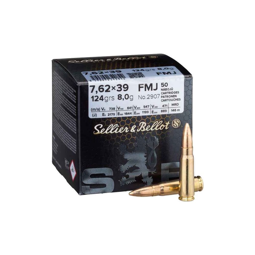 Sellier & Bellot Kaliber 7,62×39 50 Schuss