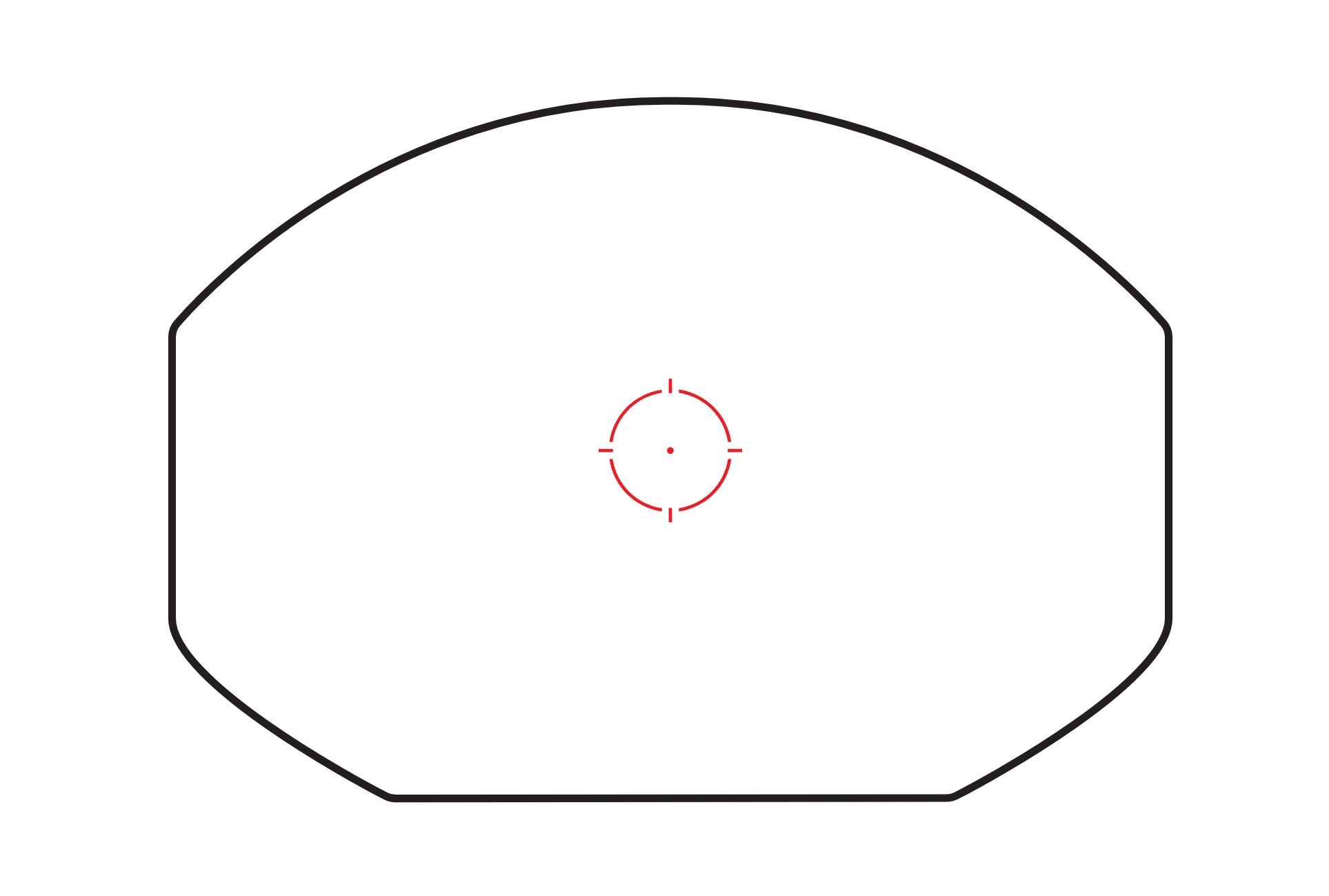 Hawke Reflexvisier Circle Dot Weitwinkel, 2 MOA, 8 Helligkeits-Stufen