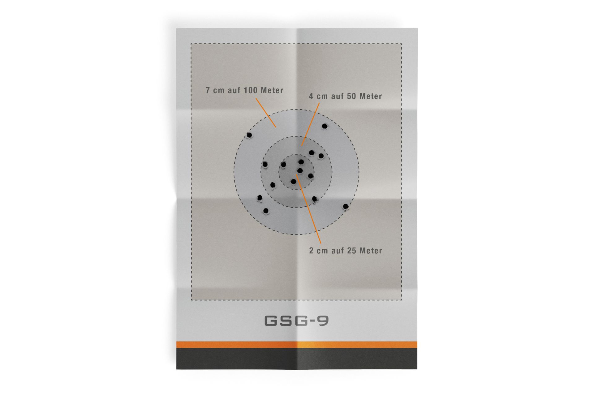 GSG-9 WES Variante Kal. 9mm Para, 10 Schuss, 7,5" Lauf, Total Länge 617-715 mm