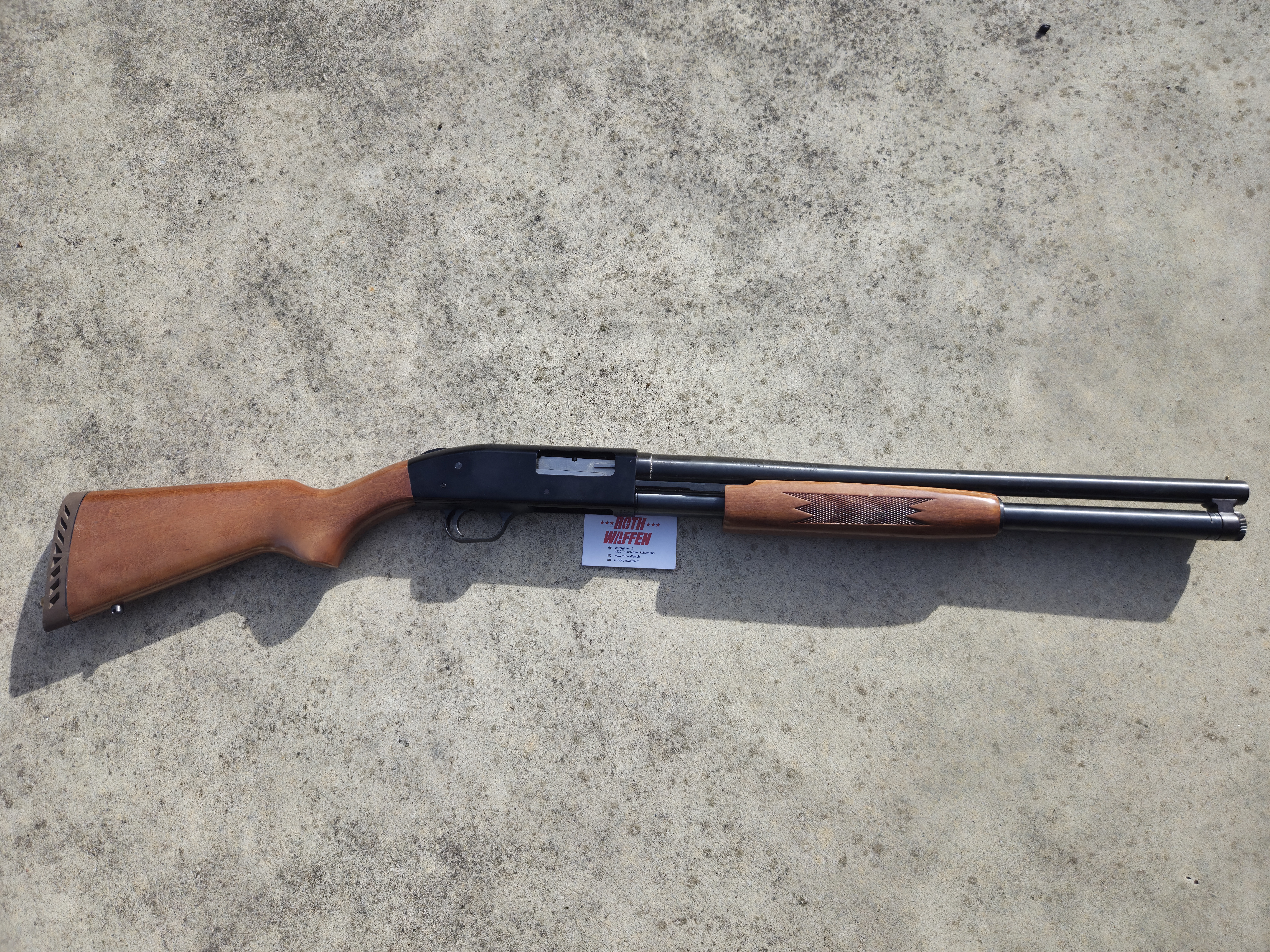 Occasion Mossberg 500A Pump Action 12/76 – 7 Schuss Magazin