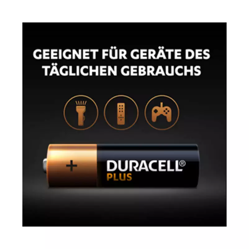 Duracell Plus AAA Batterien 20 Stück