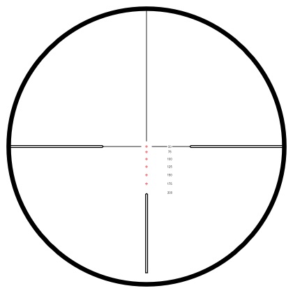 Hawke Vantage 3-9x40, 1" IR Rimfire .22LR Subsonic