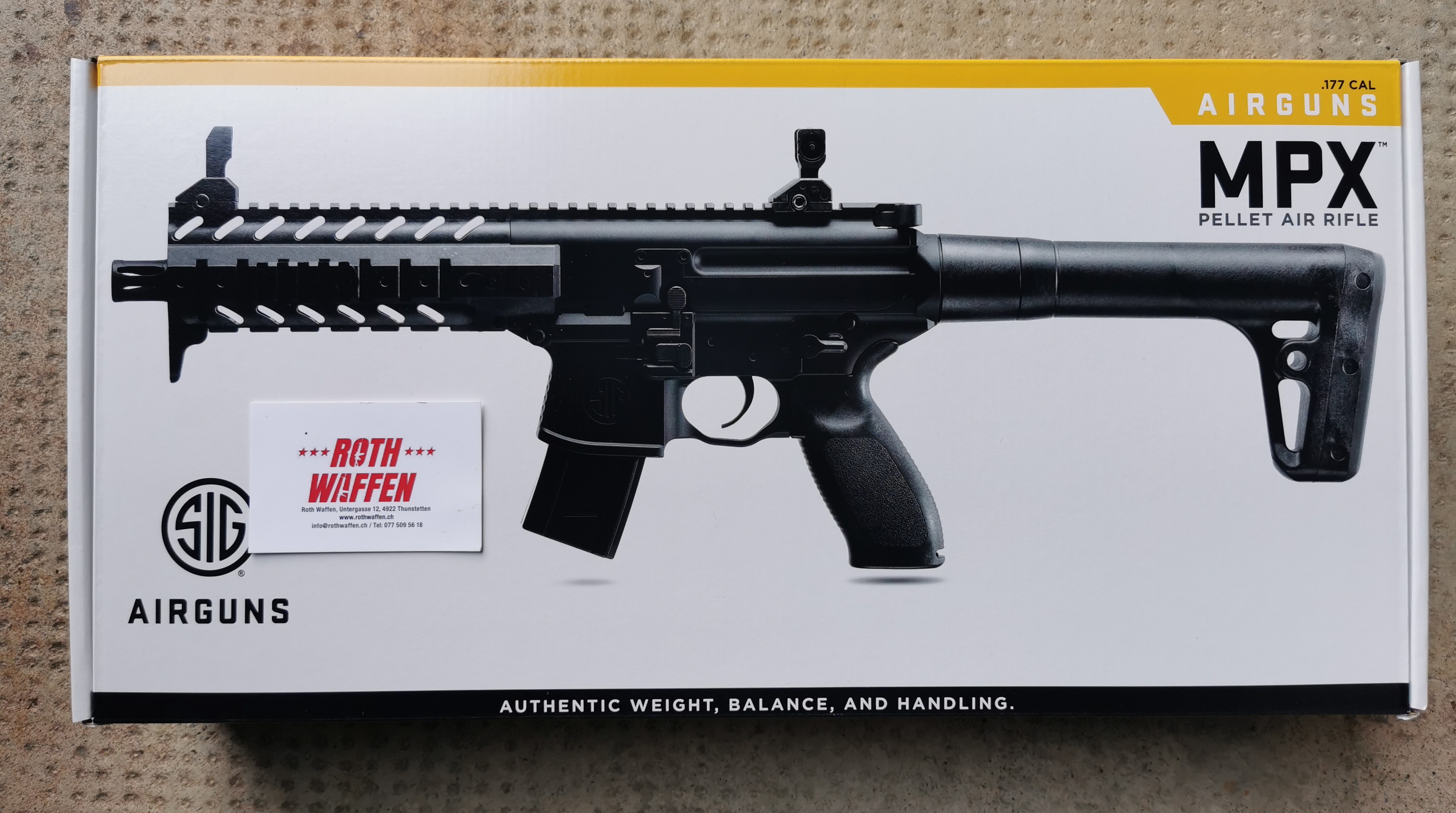 CO₂-Gewehr SIG Sauer MPX Black 4,5 mm Diabolo / .177 Pellet – 30 Schuss, bis 170 m/s