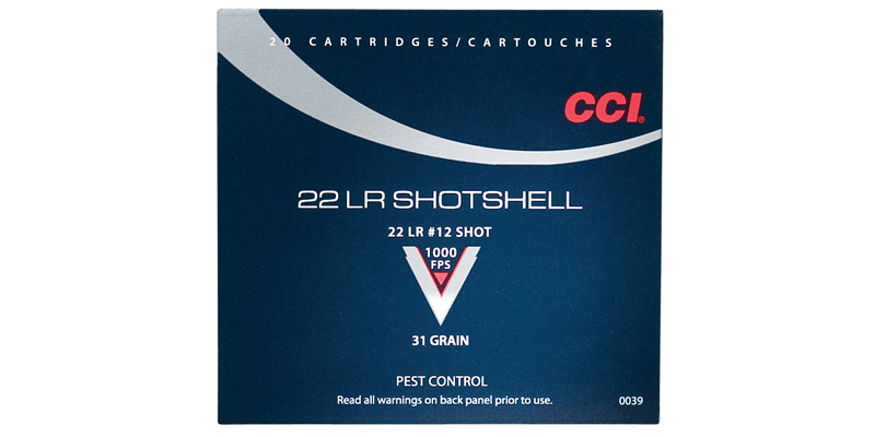 Schrottpatrone CCI Kaliber 22LR SHOTSHELL