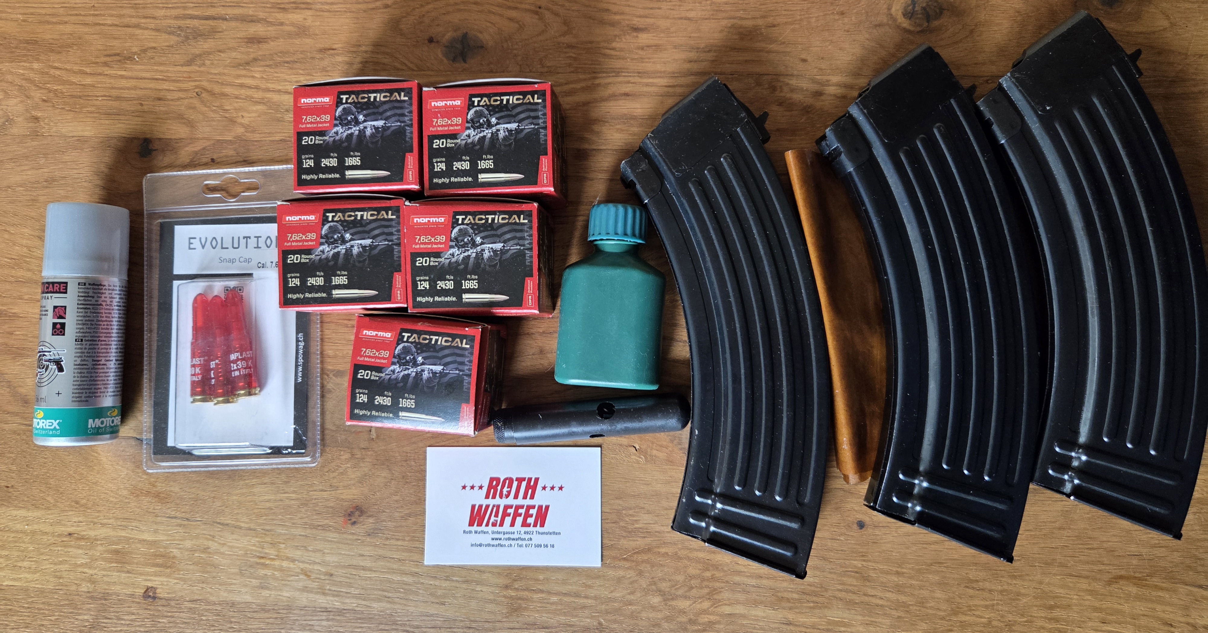 SPEZIALANGEBOT AK-47 S SET inkl 100 Schuss Munition und diveres Zubehör