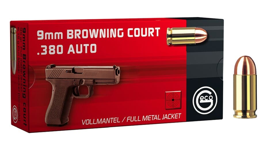 GECO Kaliber 9 mm Browning short Full Metal Jacket 6,15 g