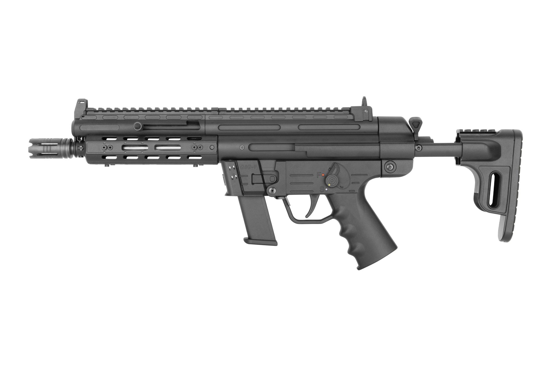 GSG-9 WES Variante Kal. 9mm Para, 10 Schuss, 7,5" Lauf, Total Länge 617-715 mm