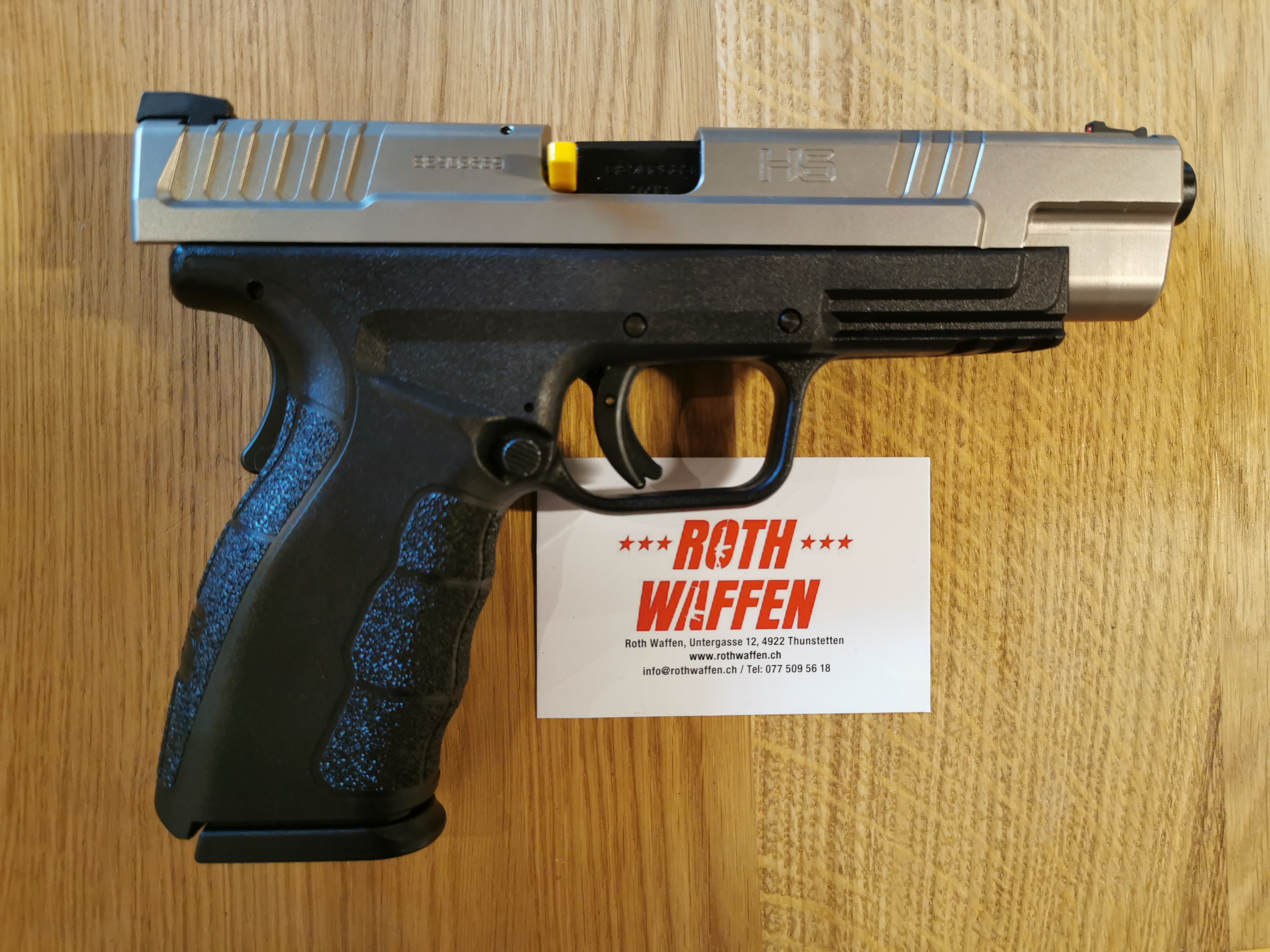 Pistole  HS-9 G2 Tactical 5.0 SS 9 mm Para, 16 Schuss