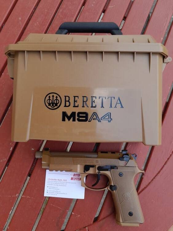 Beretta M9A4 RDO Full Size FDE, Kal. 9mmPara