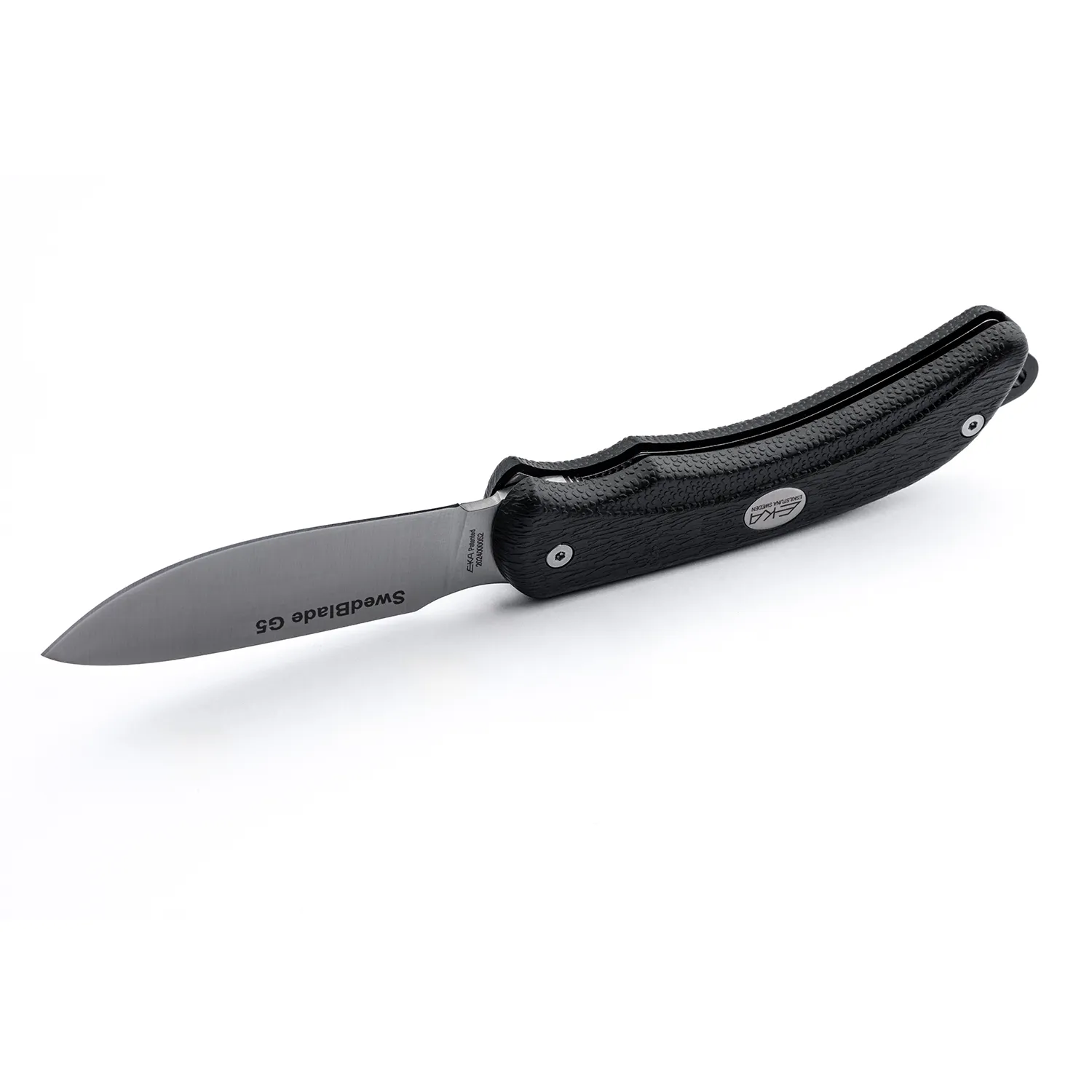 EKA SwedBlade G5 Black, Steel, mit Etui / avec etui 