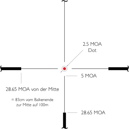 Hawke Endurance WA 1-4X24, 30mm, IR L4A Dot