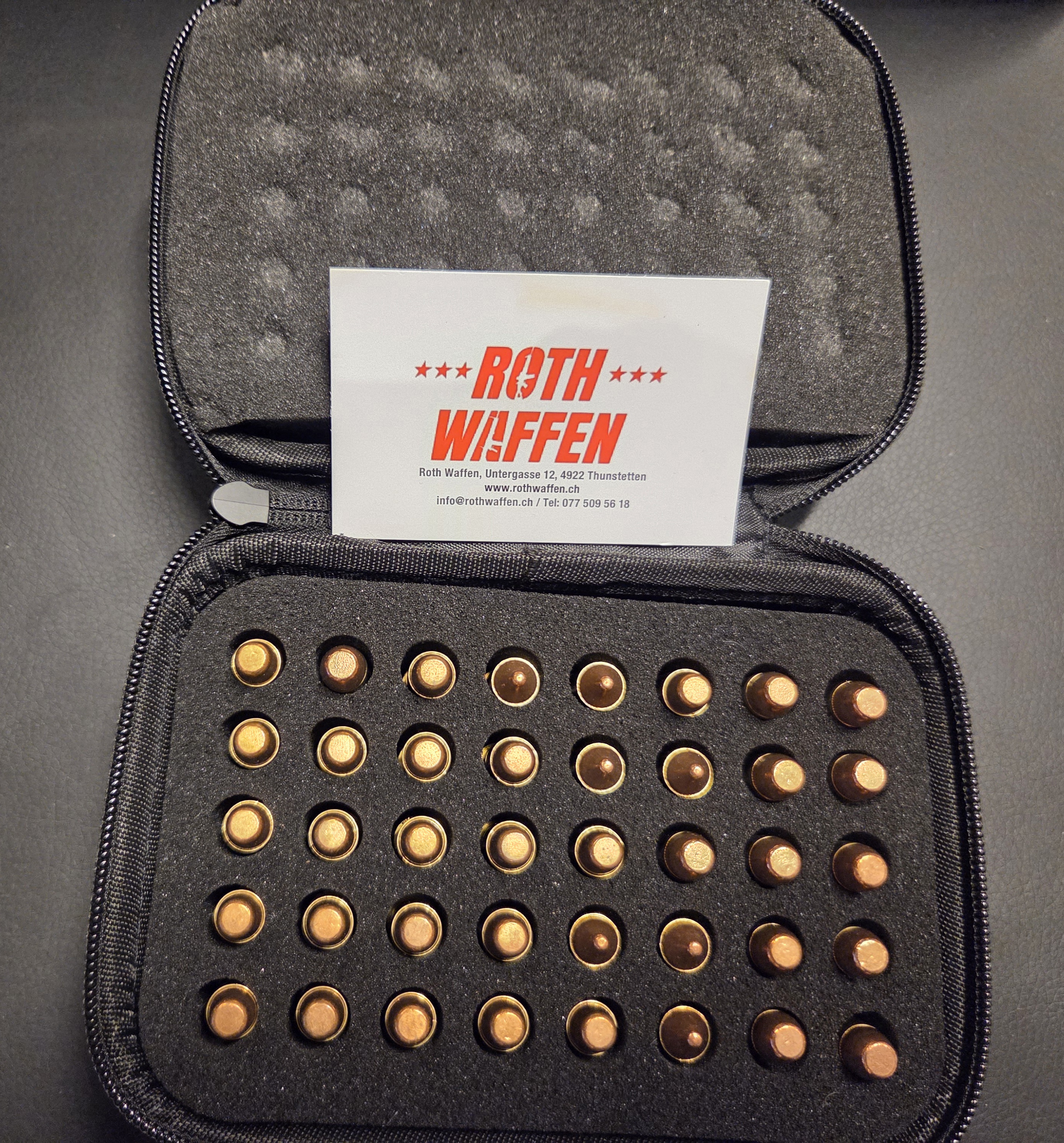 Premium Range Case .357 Magnum – inklusive 40 Schuss FMJ (Geco, PPU & weitere Hersteller) Spitz- & Rundkopf