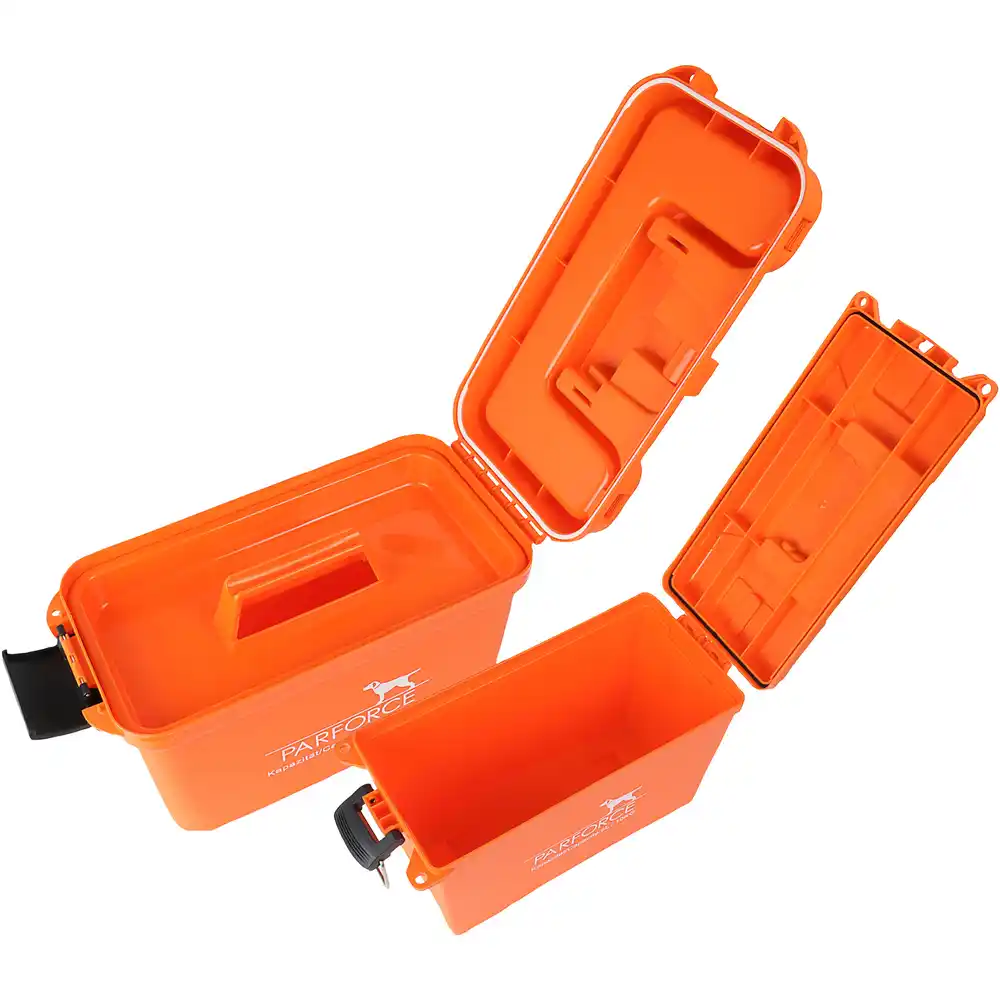 Parforce Transport- und Munitionsbox – 2er-Set Orange