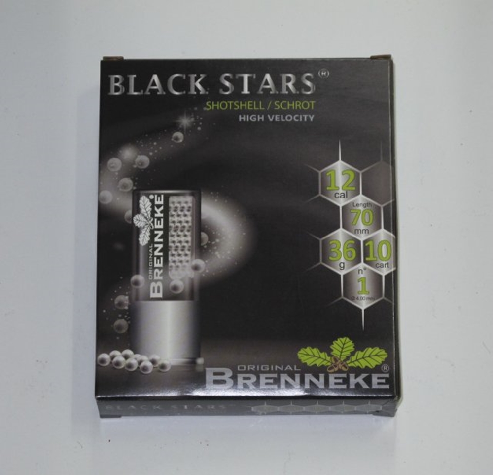  Schrottpatrone Brenneke Black Stars, Kal. 12/70, No.1, 4.0