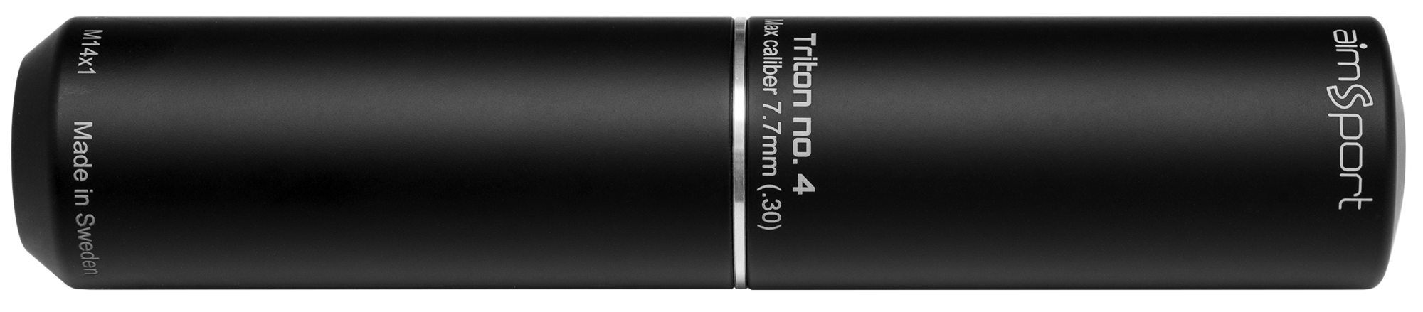 AIMSPORT Schalldämpfer Triton No 4 7.7 mm, 14x1, Gewinde
