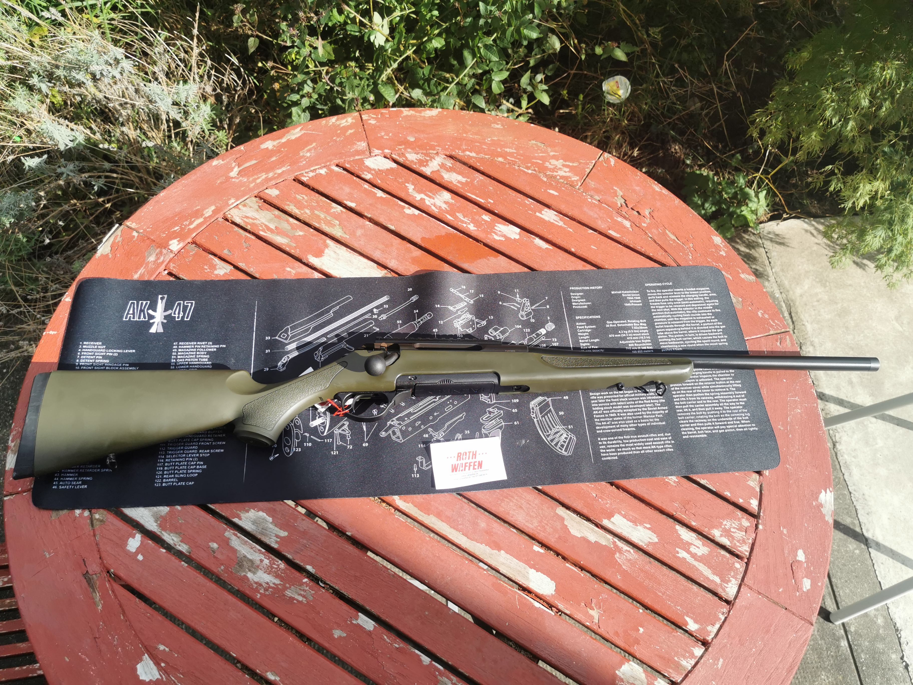 Jagdkugelbüchse HAENEL Jaeger 10 Varmint Dark Green RAL-6008 LL 560 mm .308 Win.