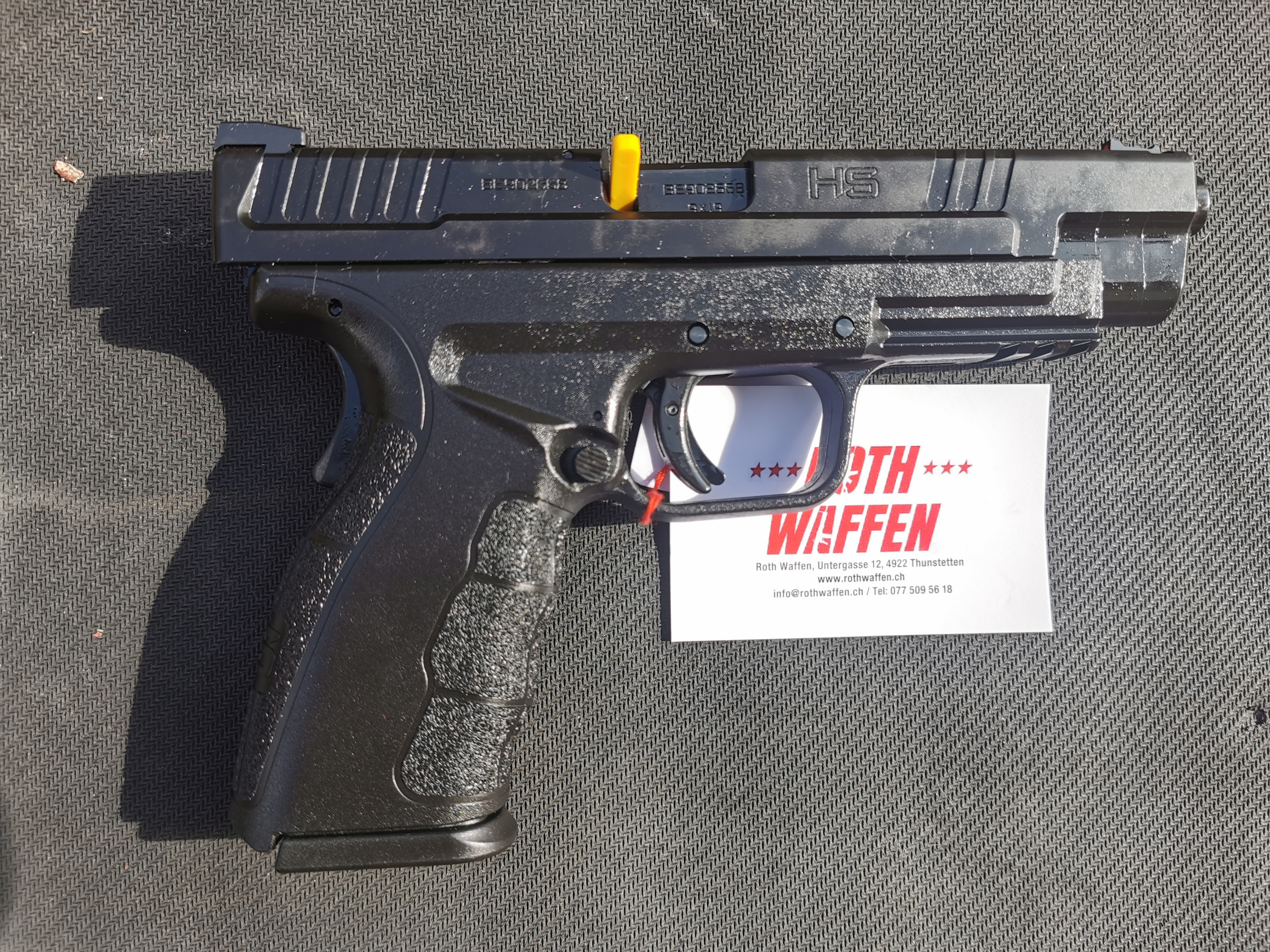 Pistole HS-9 G2 Tactical 5.0 9 mm Para, 16 Schuss