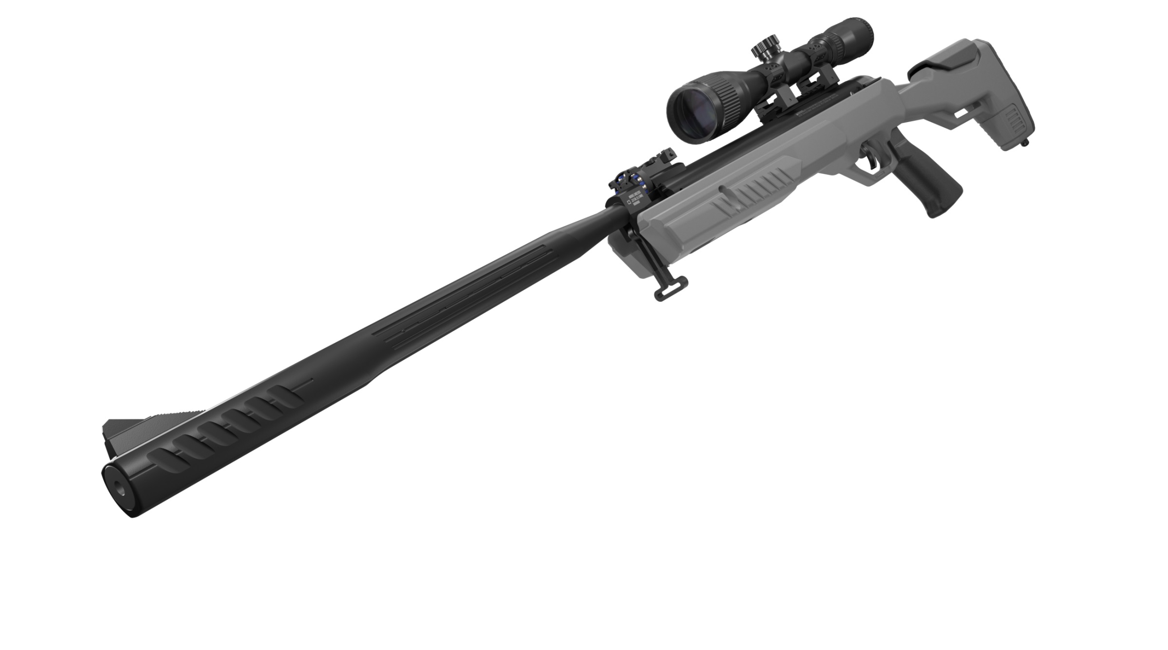 Crosman Mag-Fire Extreme Kal. 4.5mm, Kipplaufgewehr mit 19 Joules, und Zielfernrohr 3-9X40