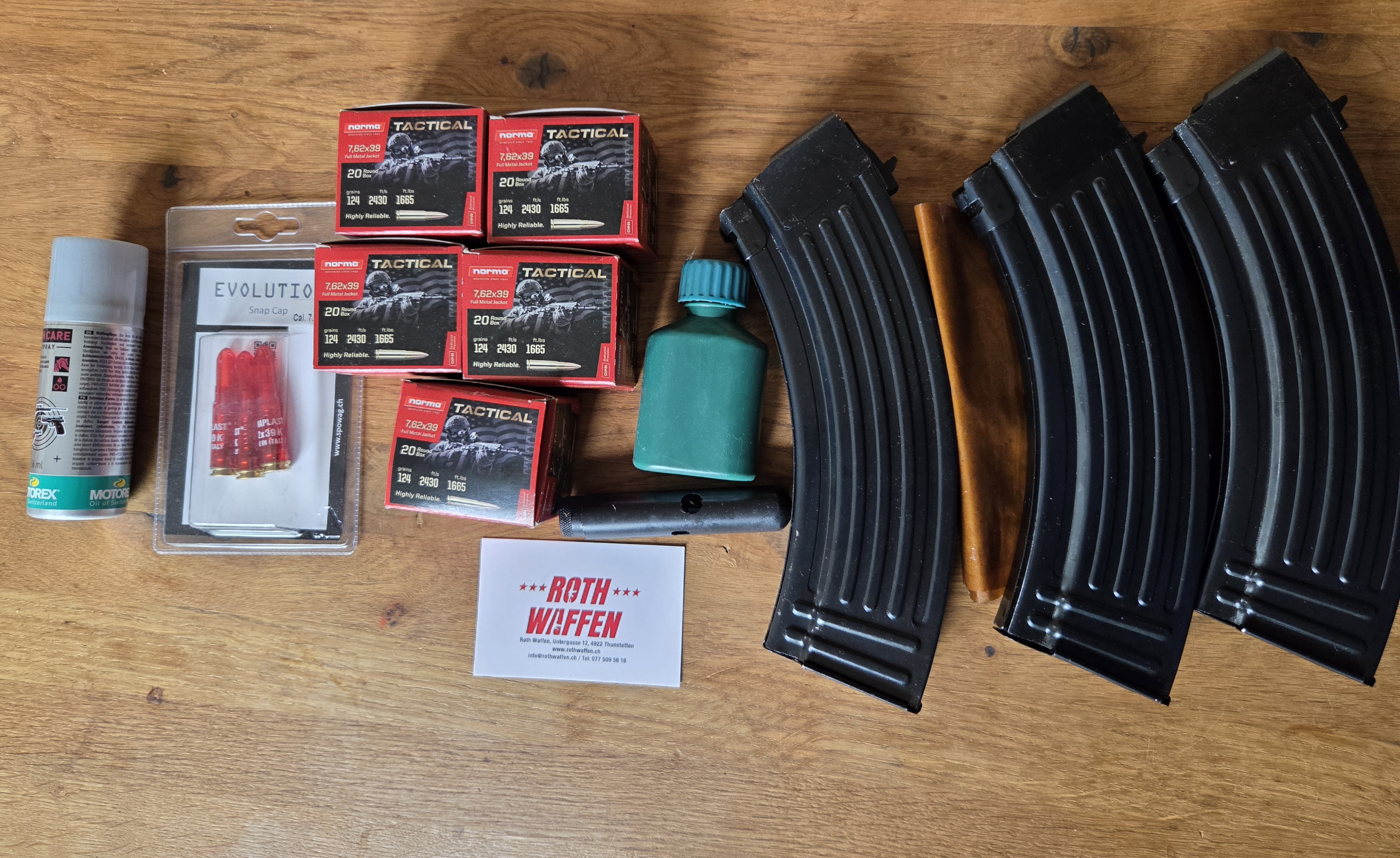 SPEZIALANGEBOT AK-47 S SET inkl 100 Schuss Munition und diveres Zubehör