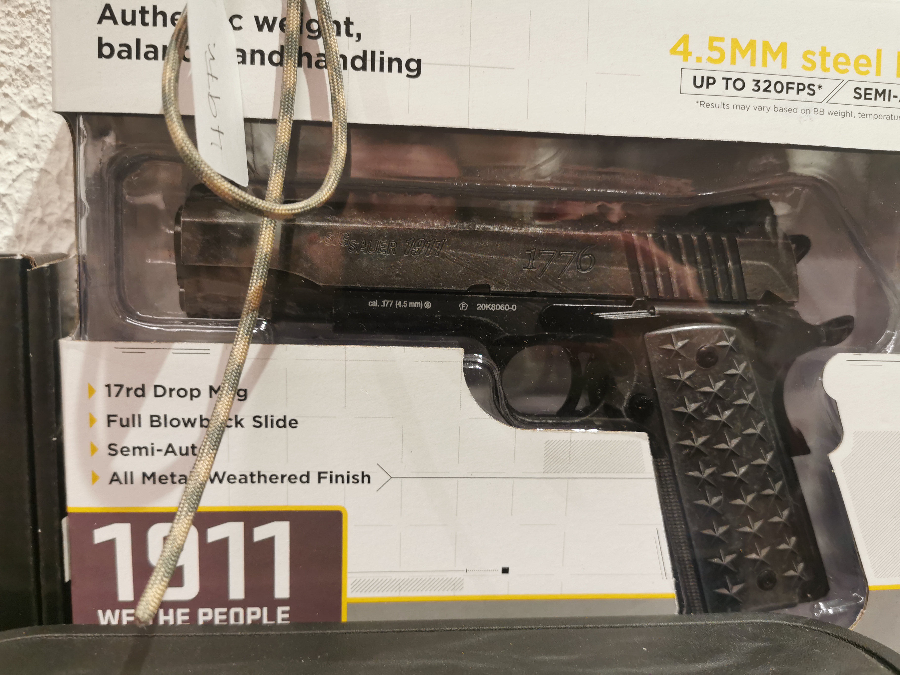  CO-2 Pistole Sig Sauer 1911 Kaliber .177 BB’s We the people
