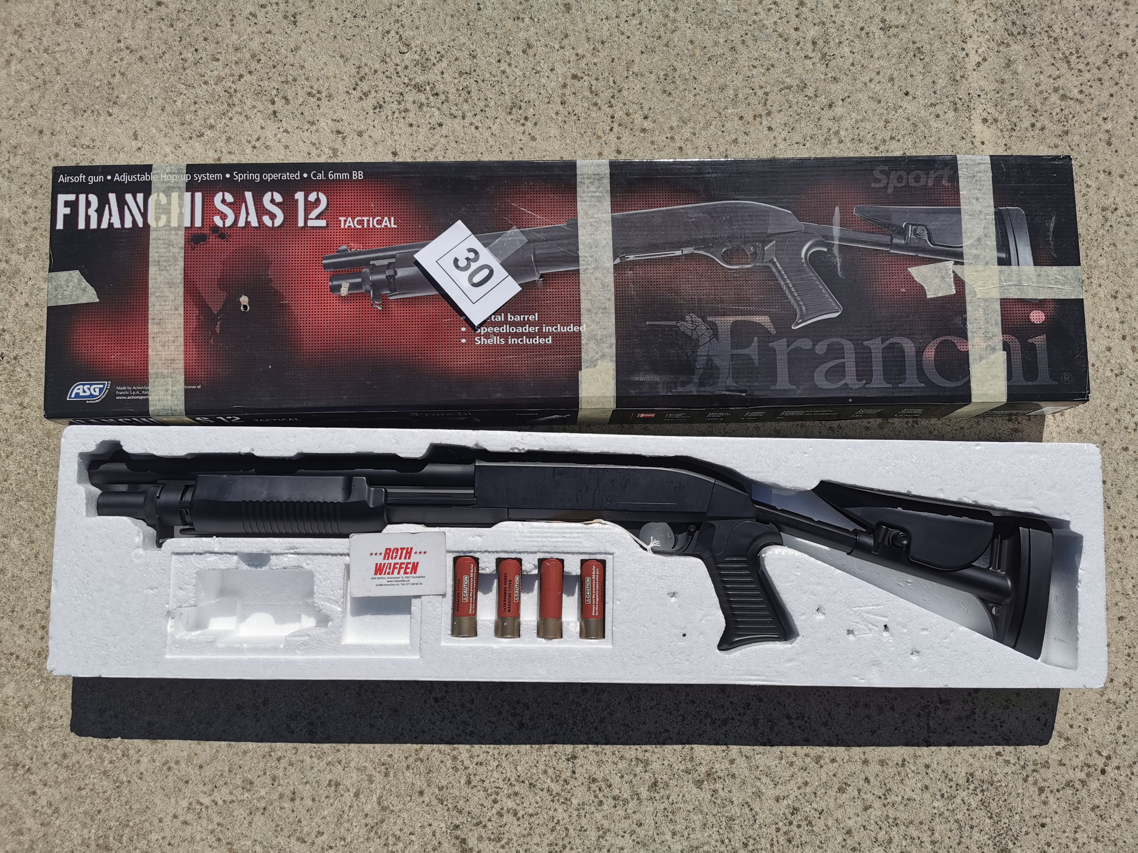 Neuwaffe Airsoft Shotgun ASG SAS 12 /2106