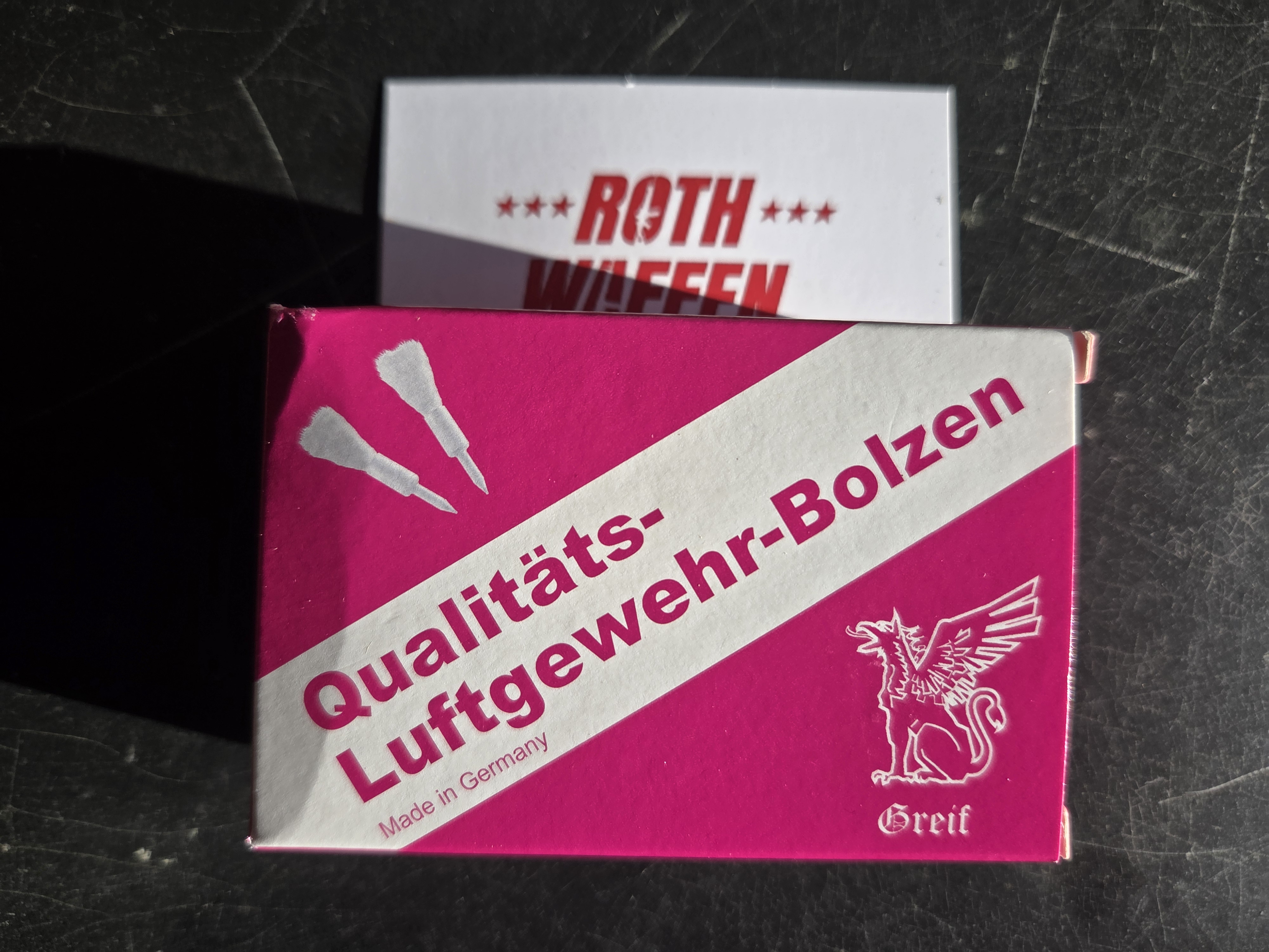  Luftgewehr Feder-Bolzen Kal. 4.5mm, 100 Stück