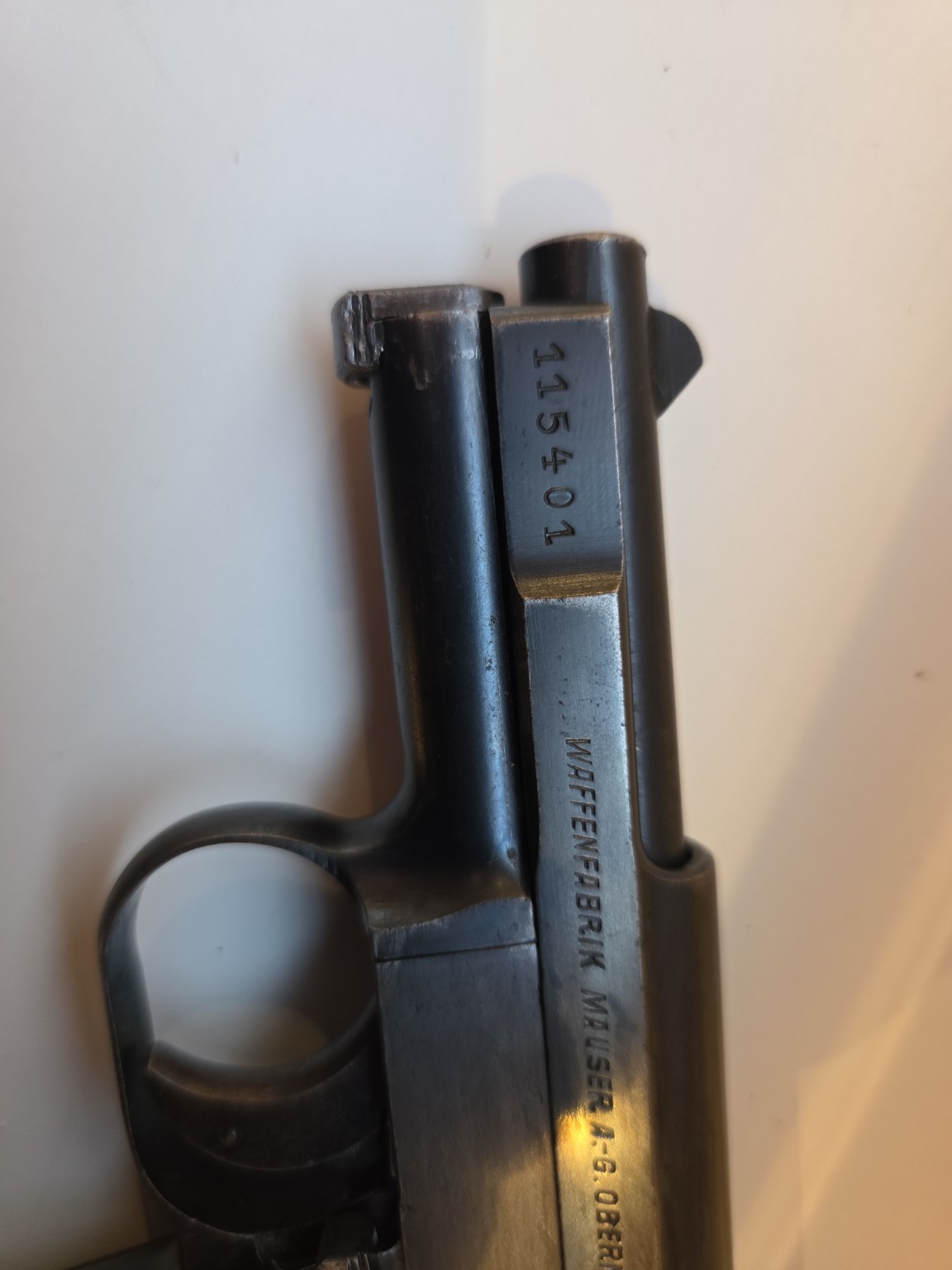 Occasion Pistole Mauser Modell 1910/14, Kaliber 6,35 Browning – Seriennummer 115401 in gutem Zustand
