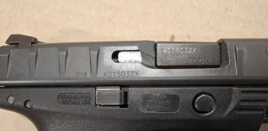 Beretta APX Full Size 9 mm Para Occasion – Nr. A015032X