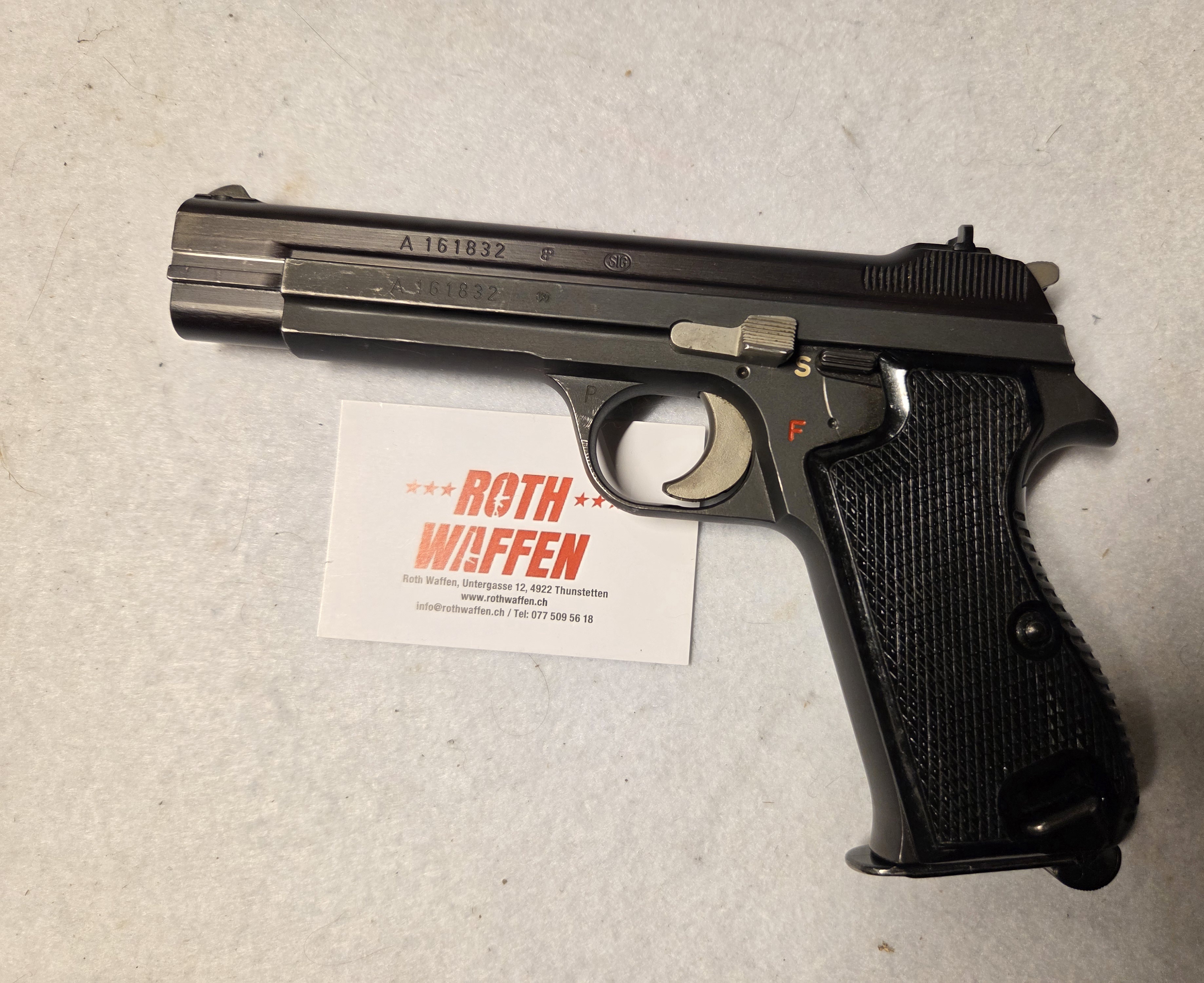 Occasion: Sig 210 Kaliber 9mmPara, Zustand: Sehr gut