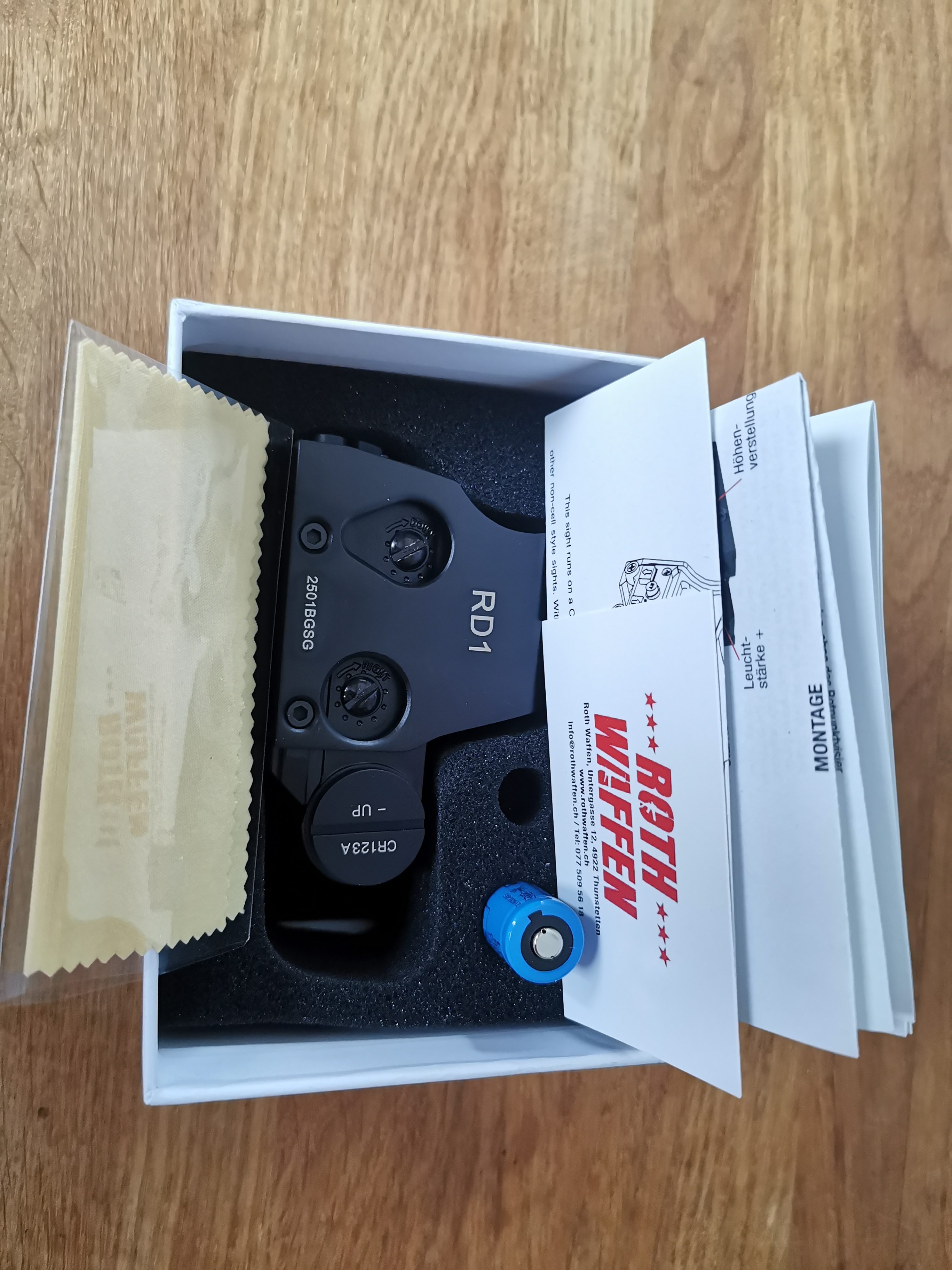 Mauser RD1 Red / Green Dot 1x35 für Kleinkaliber Waffen