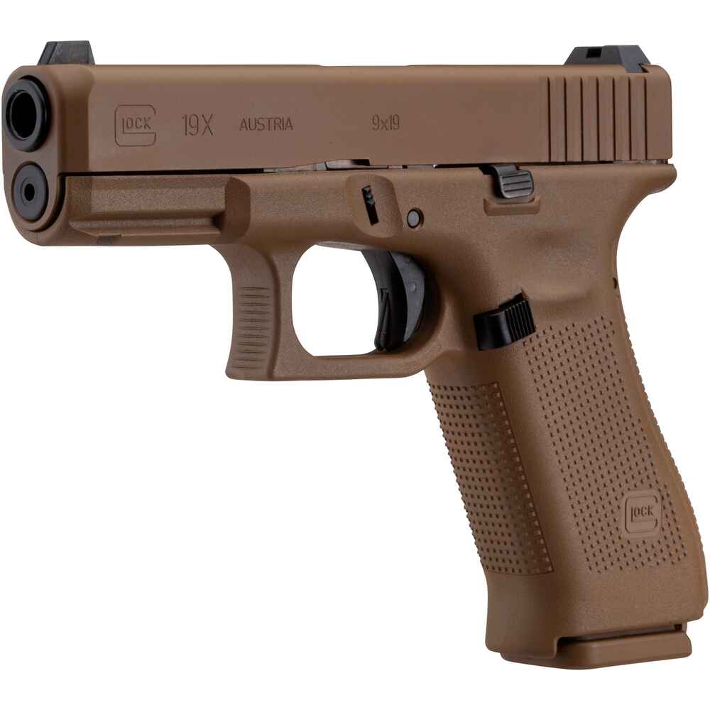 Glock Coyote 19X Generation 5, Pistole Kaliber 9mm Para