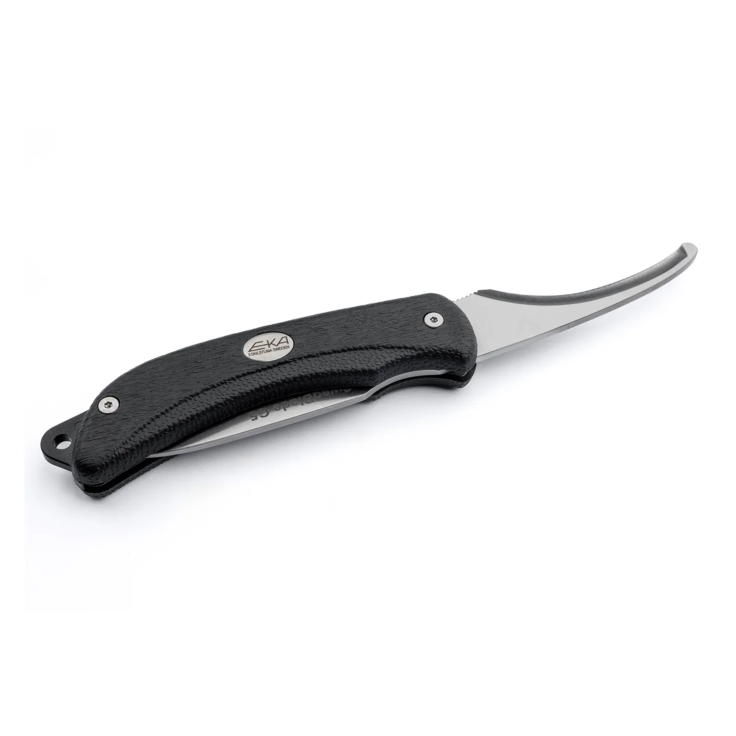 EKA SwedBlade G5 Black, Steel, mit Etui / avec etui 