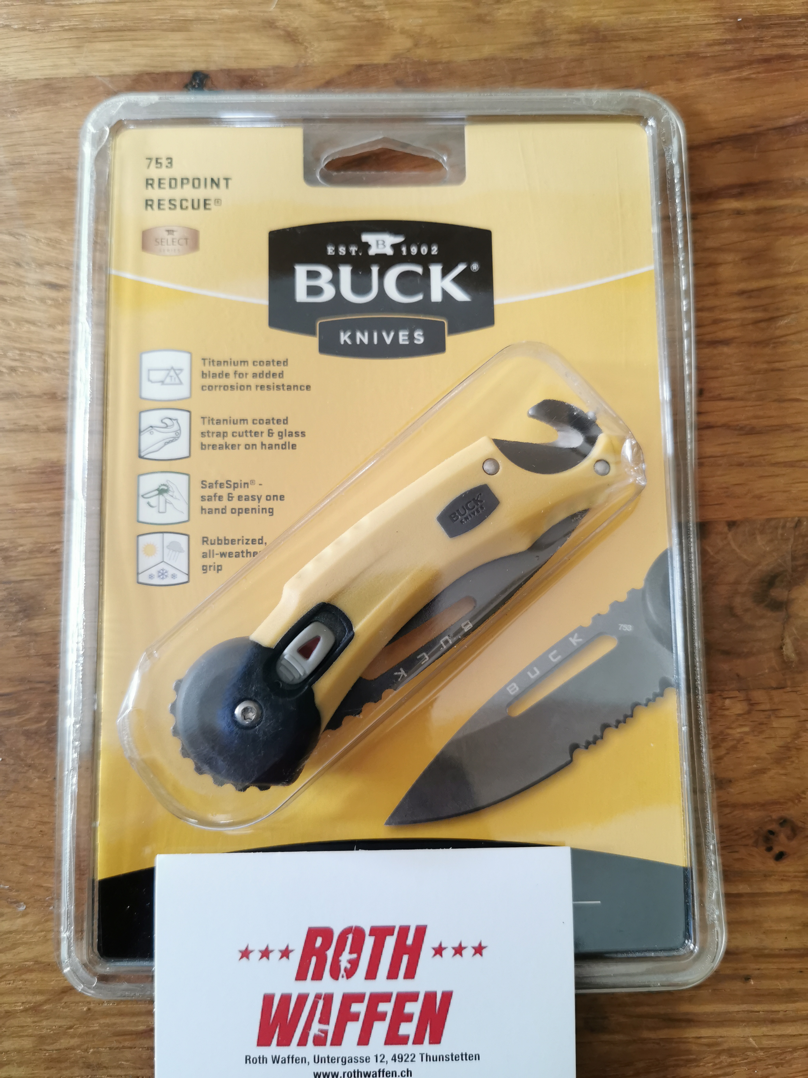 Buck 753 RedPoint Rescue 0753BKX-B, gelb