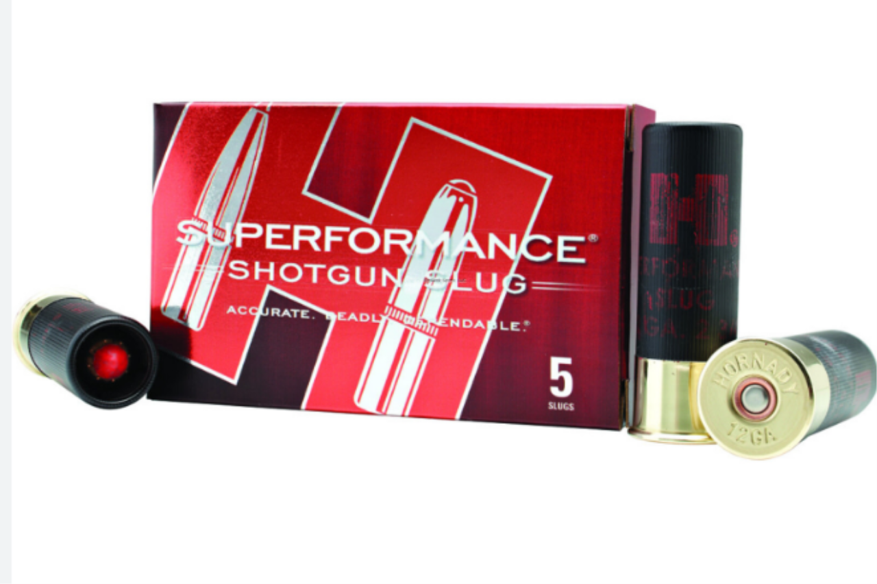 MUNITION HORNADY SUPERFORMANCE 12/70 SLUG 300 GR MONOFLEX (5)