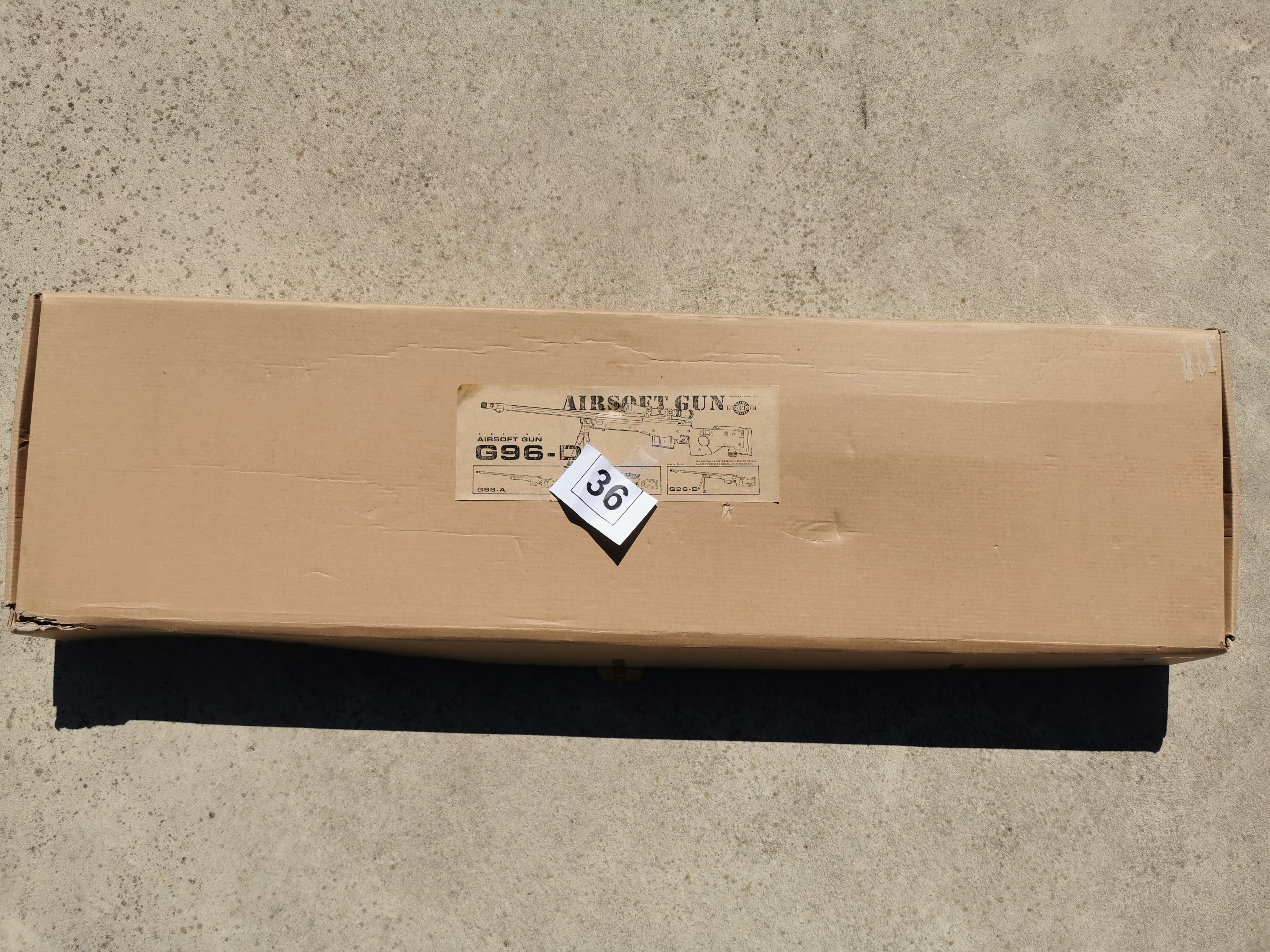 Airsoft Gewehr China AW L96 OD GAS / 1175/ Typ G-96 D